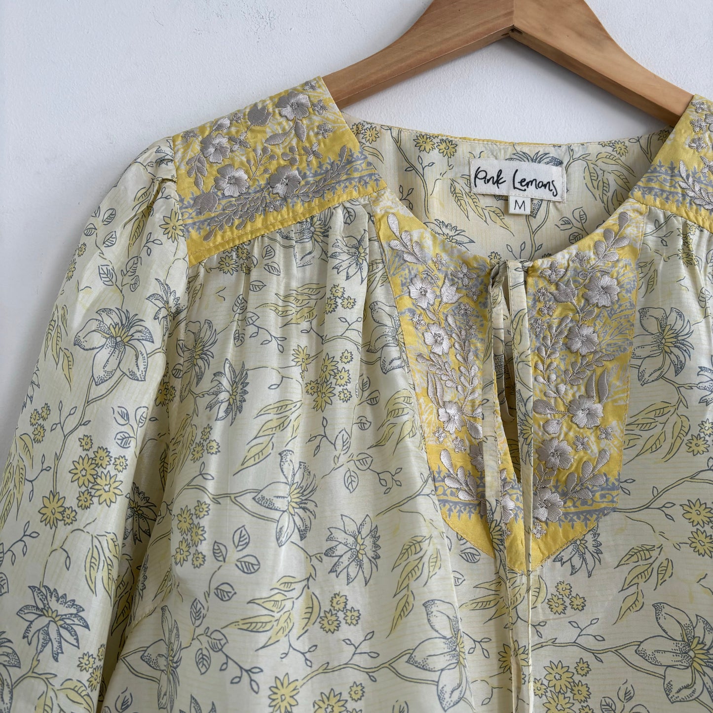 Lolita Embroidered Silk Blouse 171 - M