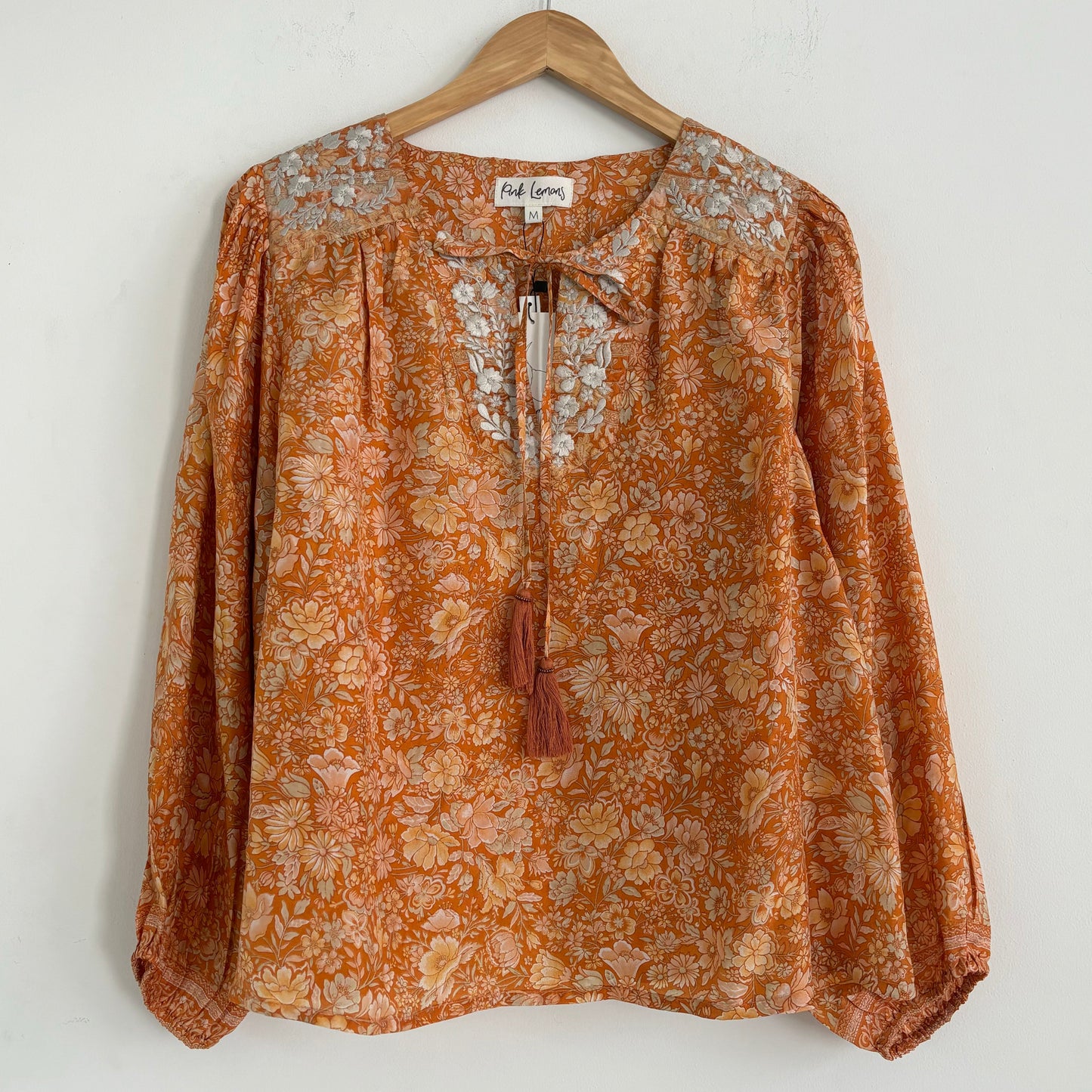 Lolita Embroidered Silk Blouse 167 - XL