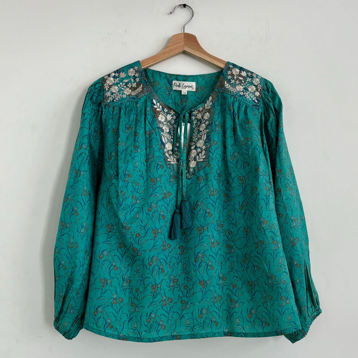 Lolita Embroidered Silk Blouse 162 - S