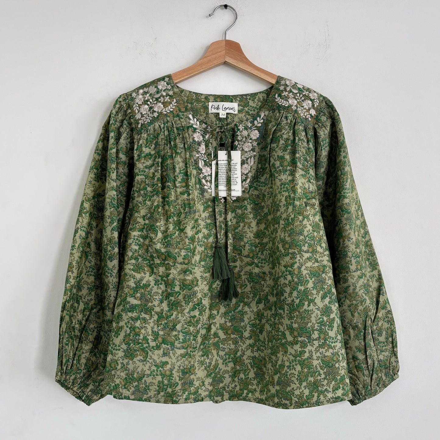 Lolita Embroidered Silk Blouse 159 - M