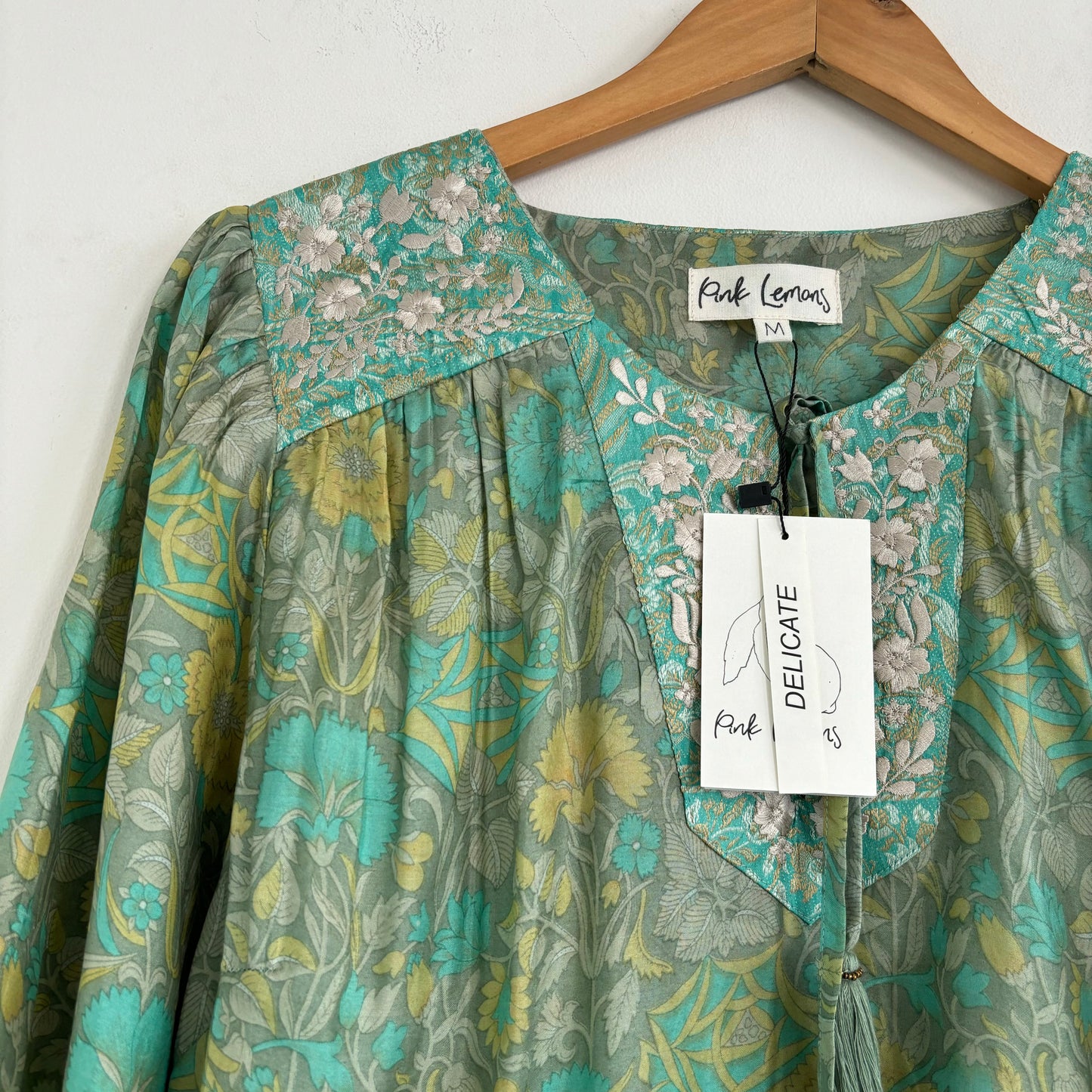 Lolita Embroidered Silk Blouse 147 - M