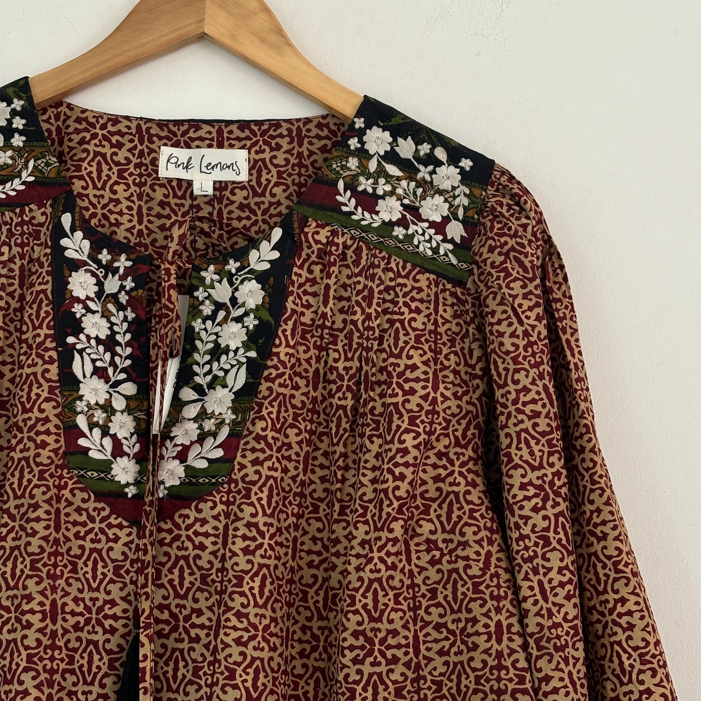 Lolita Embroidered Silk Blouse 121 - S