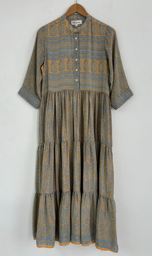 Prairie Round Neck Silk Dress 249 - M