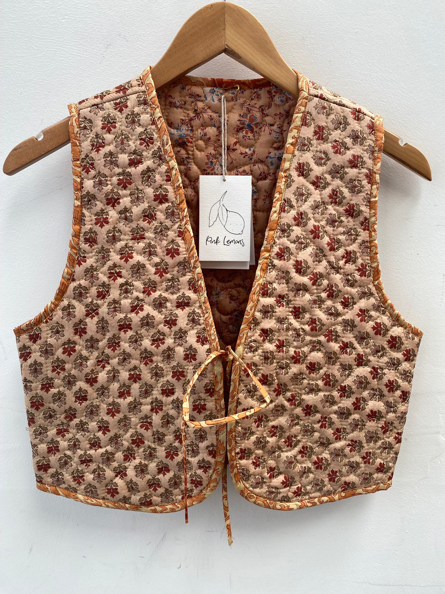 Melissa Silk Reversible Waistcoat M - 093