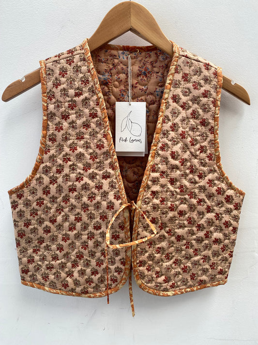 Melissa Silk Reversible Waistcoat M - 093