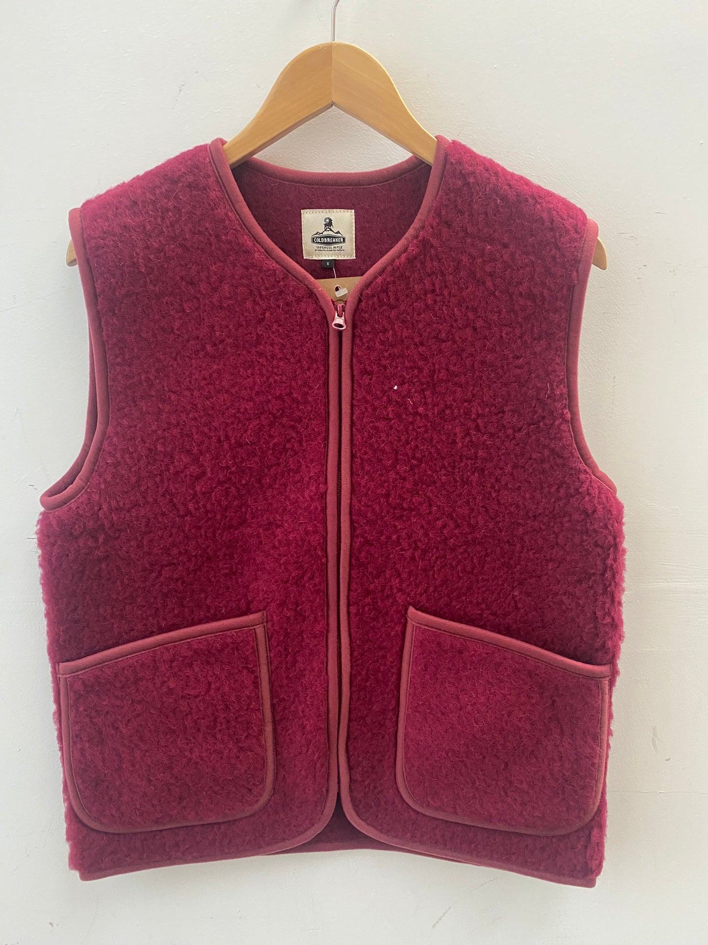 Wool Gilet - Beet