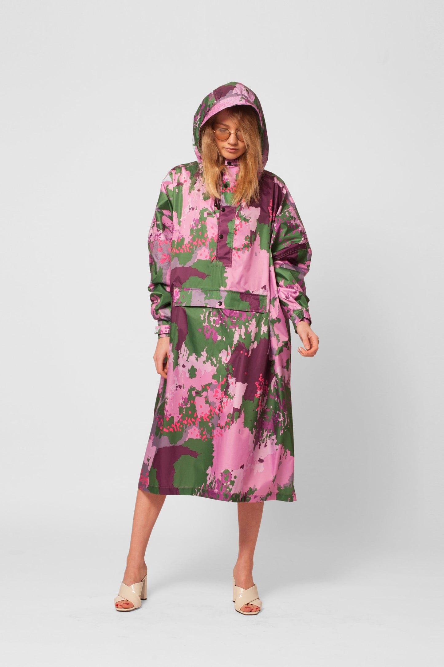 Digi Spring Camo - Rain Poncho Multi Coloured