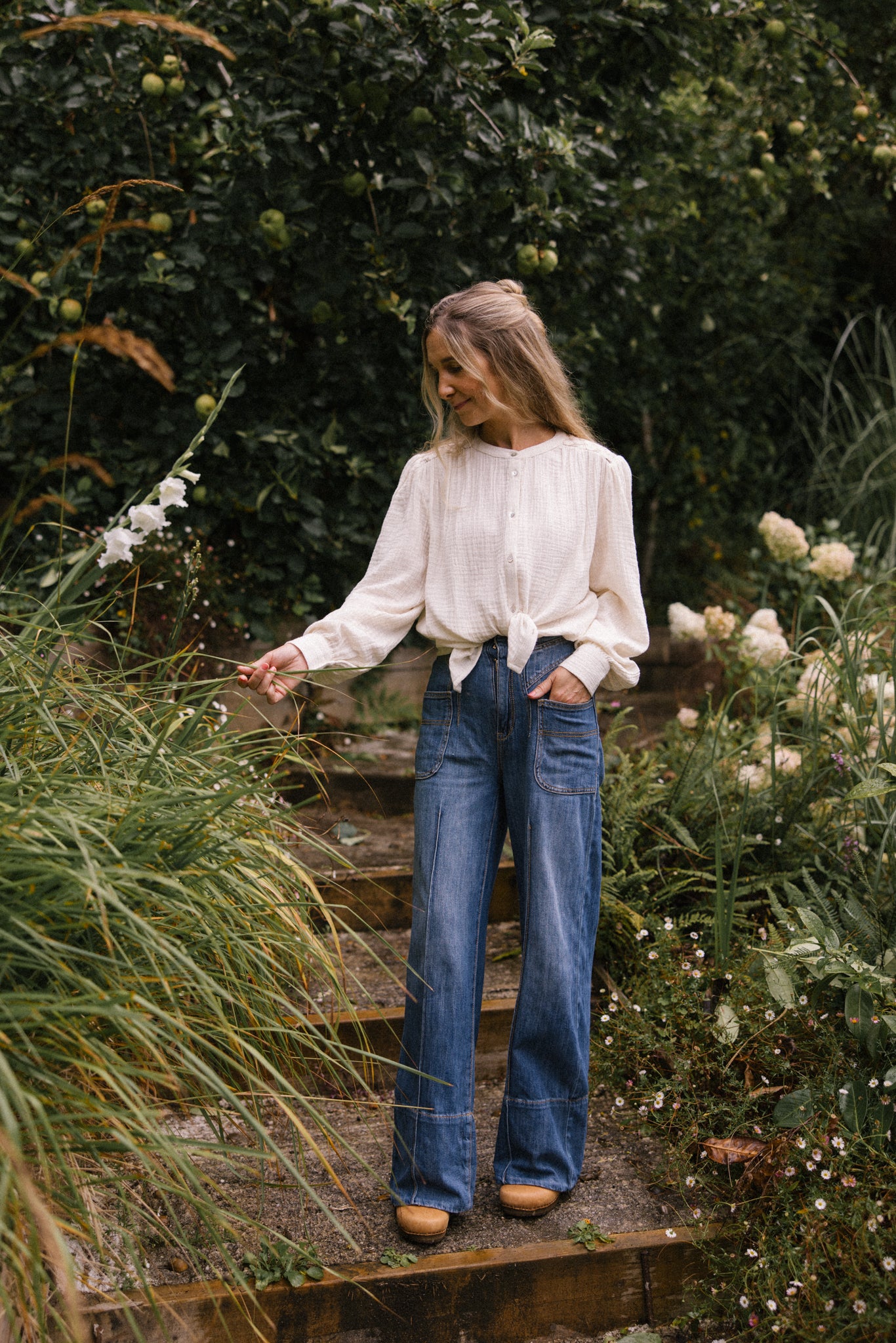 Hazel Blouse - Natural