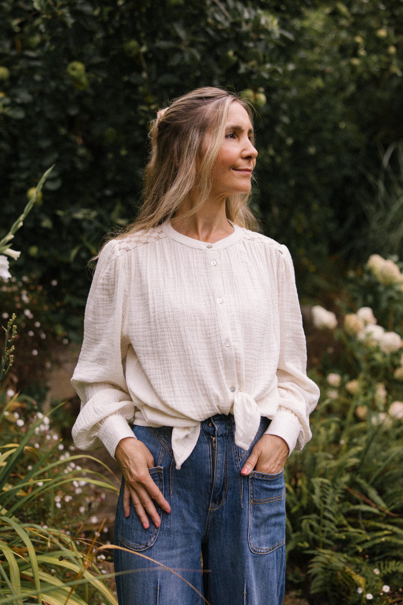 Hazel Blouse - Natural