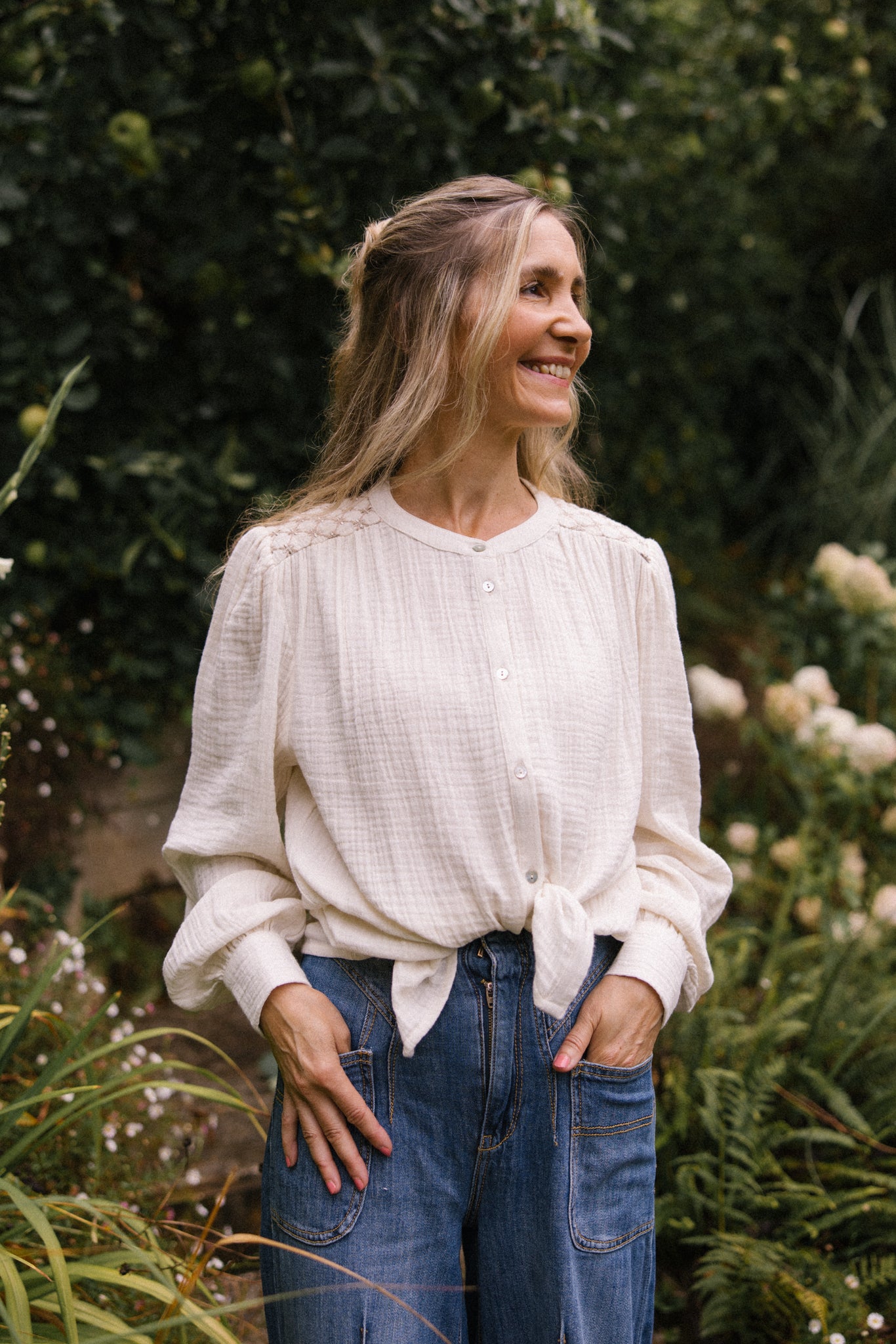 Hazel Blouse - Natural