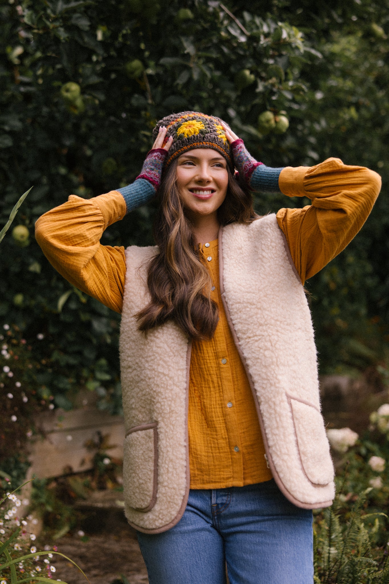 Woodstock Bobble Beanie - Earth