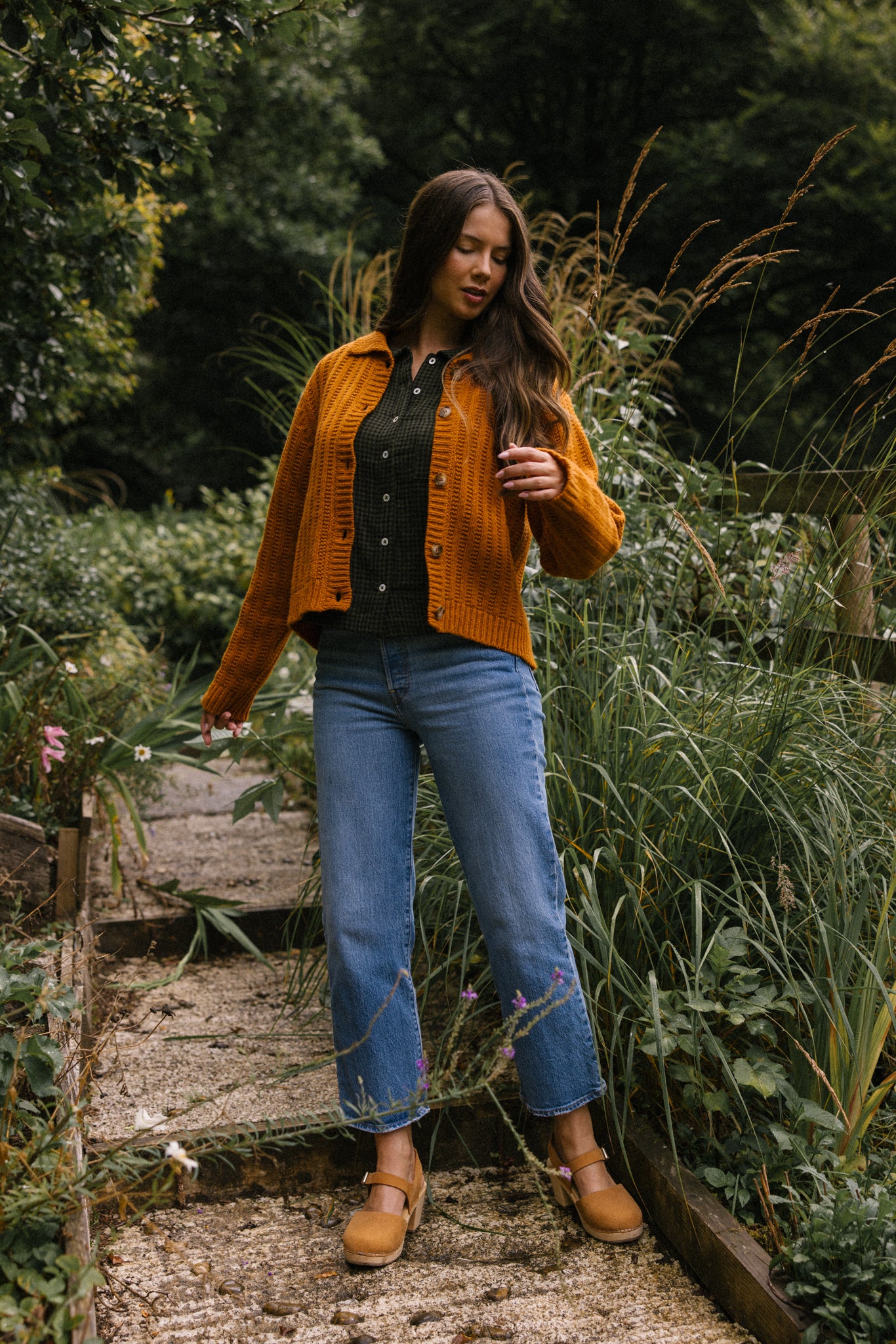 Bonnie Polo Cardigan - Oxide