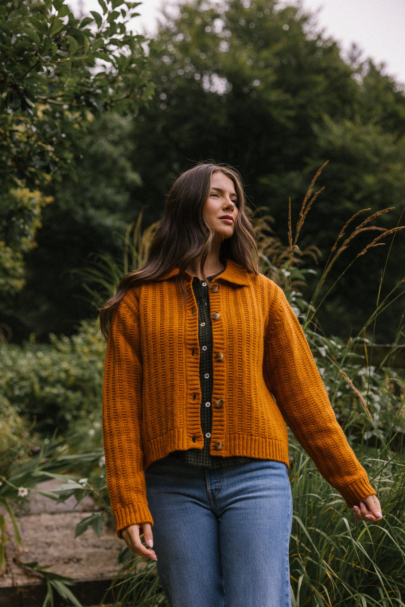 Bonnie Polo Cardigan - Oxide