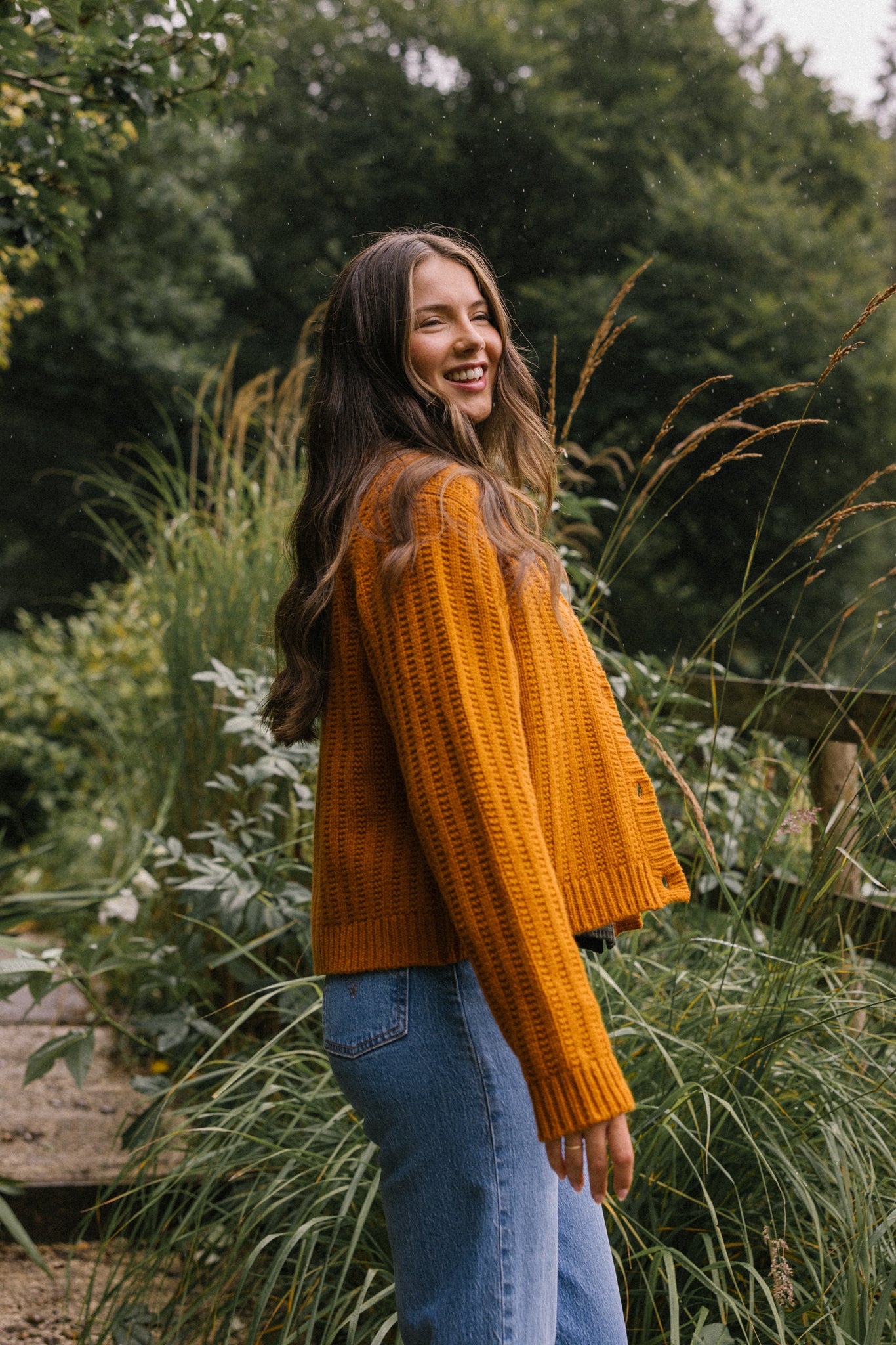 Bonnie Polo Cardigan - Oxide