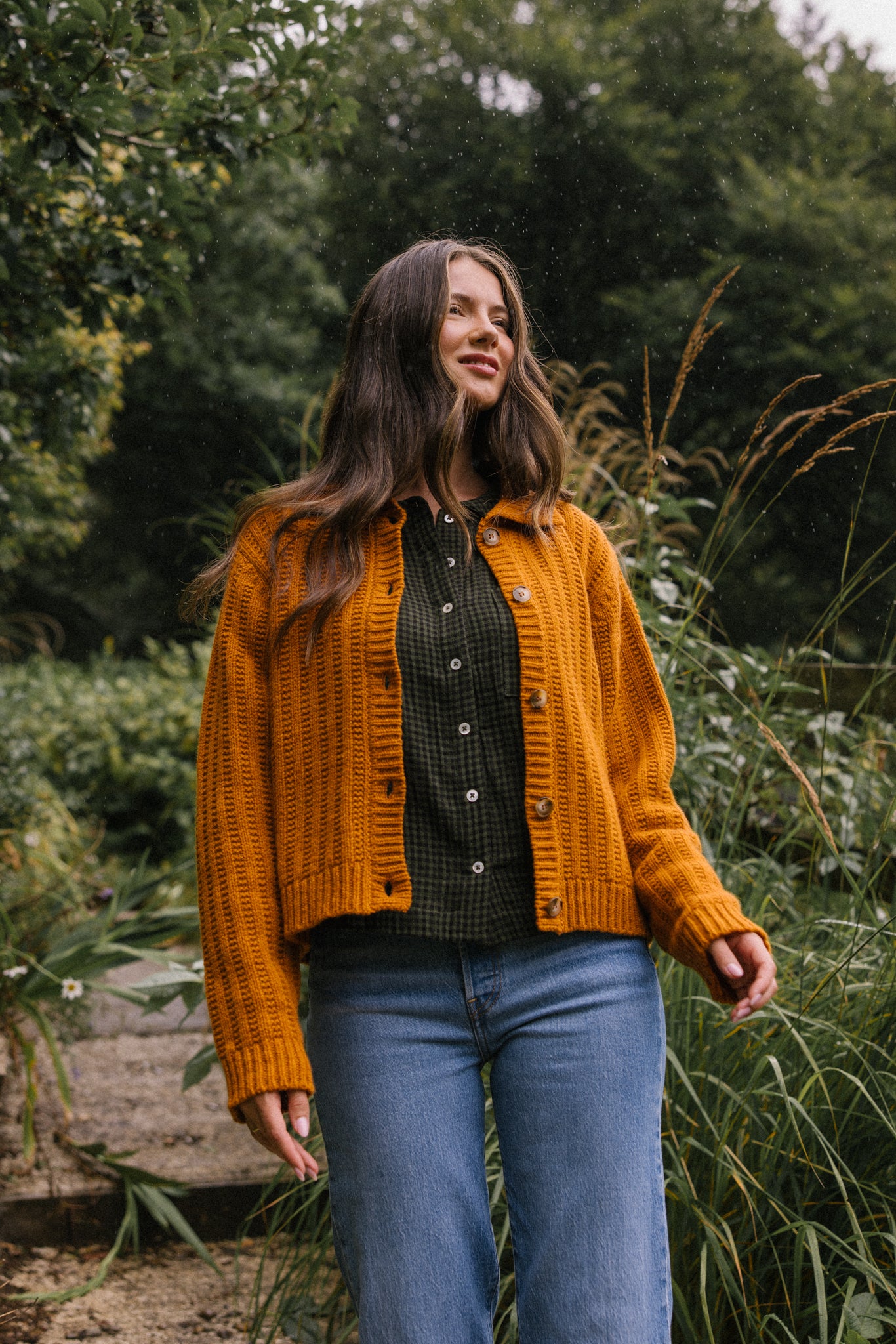 Bonnie Polo Cardigan - Oxide