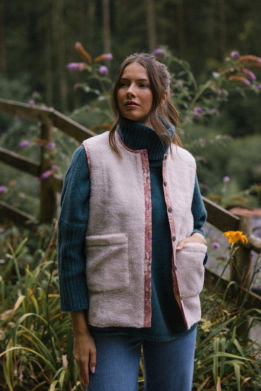 Grace Gilet - Block Print