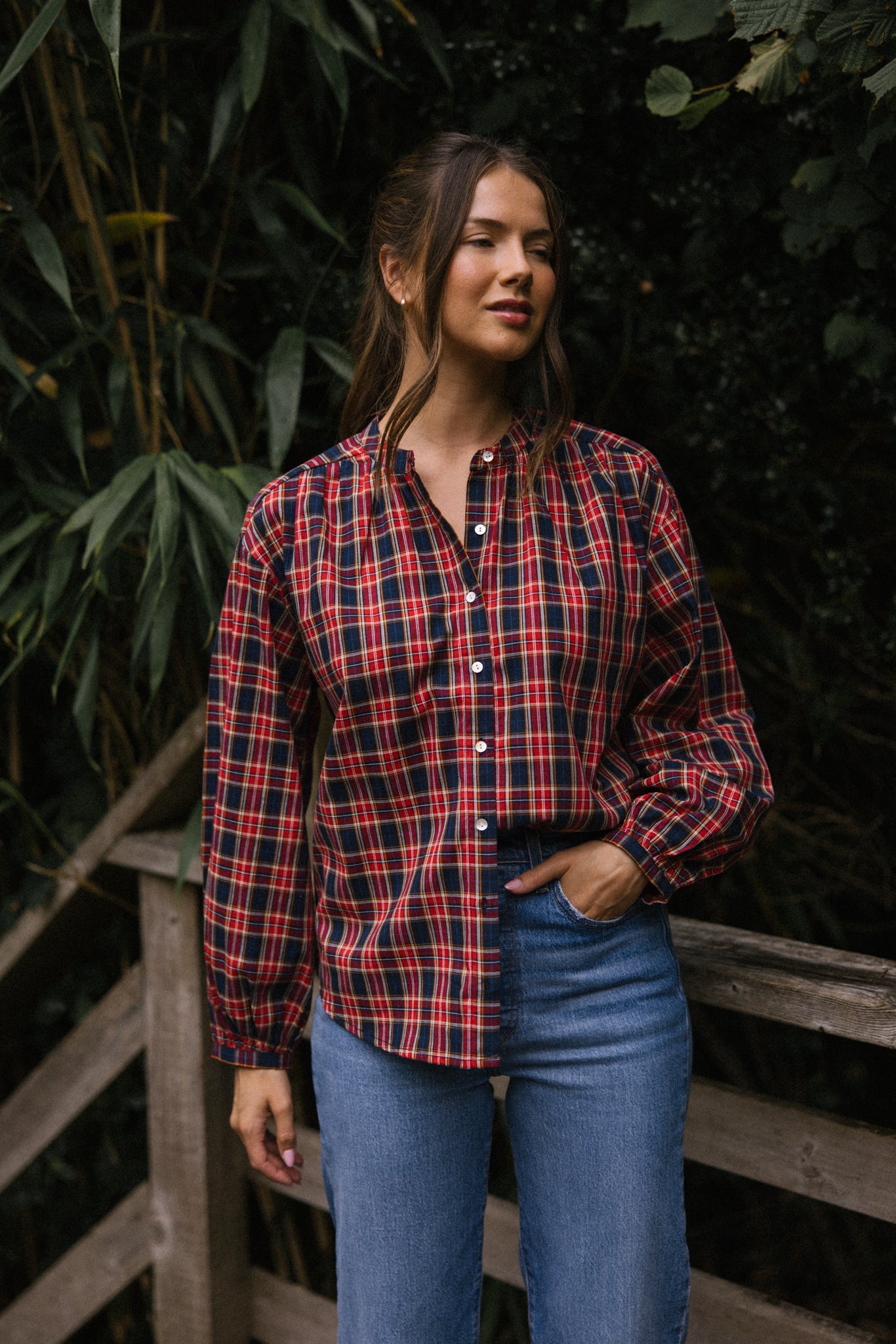 Kitty Shirt - Tartan Check