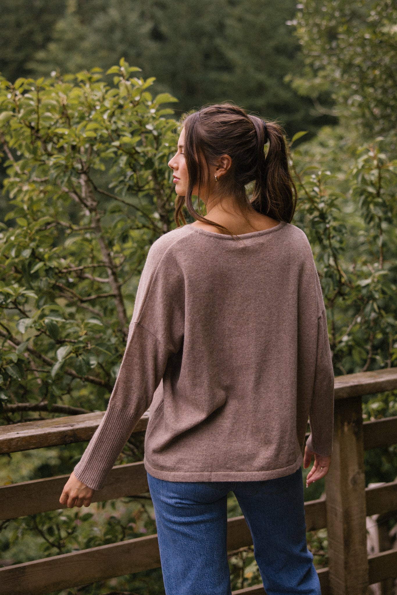 Alma Crew Neck Jumper - Hazel