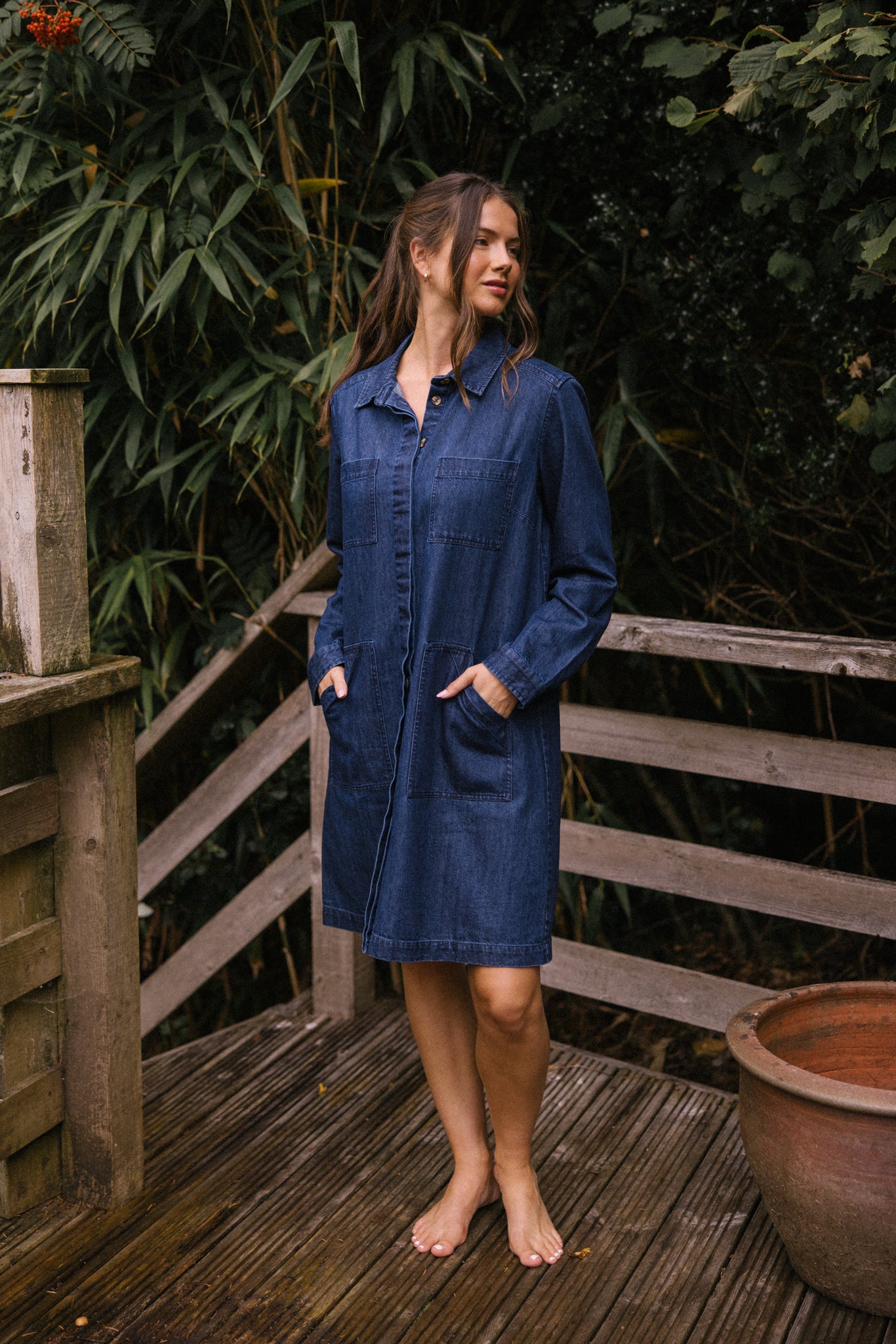 Ocean Shirt Dress