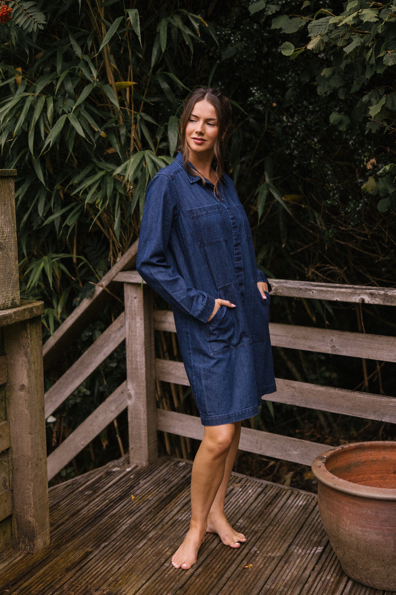 Ocean Shirt Dress