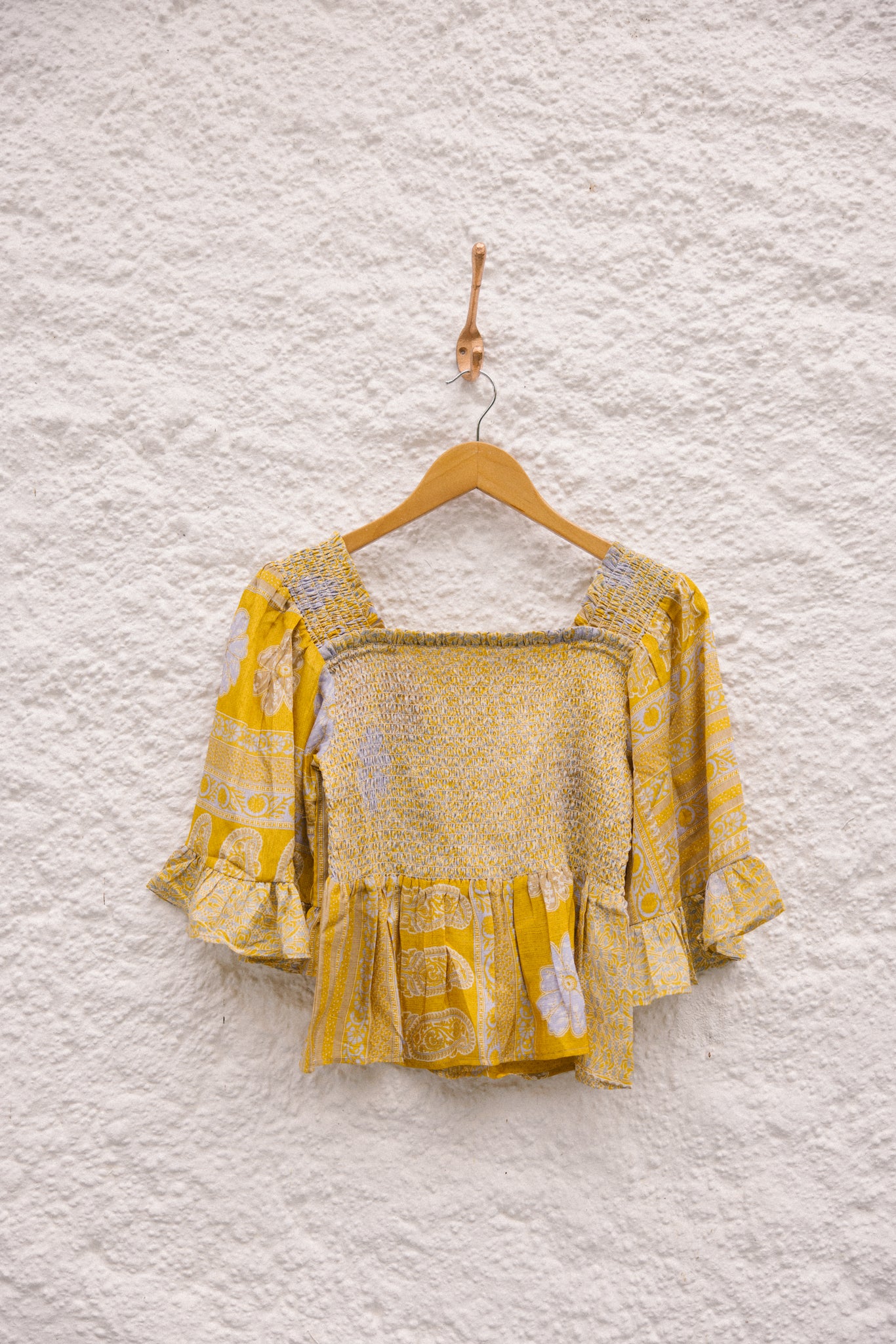 Joelyn Silk Smock Blouse -  M -  105