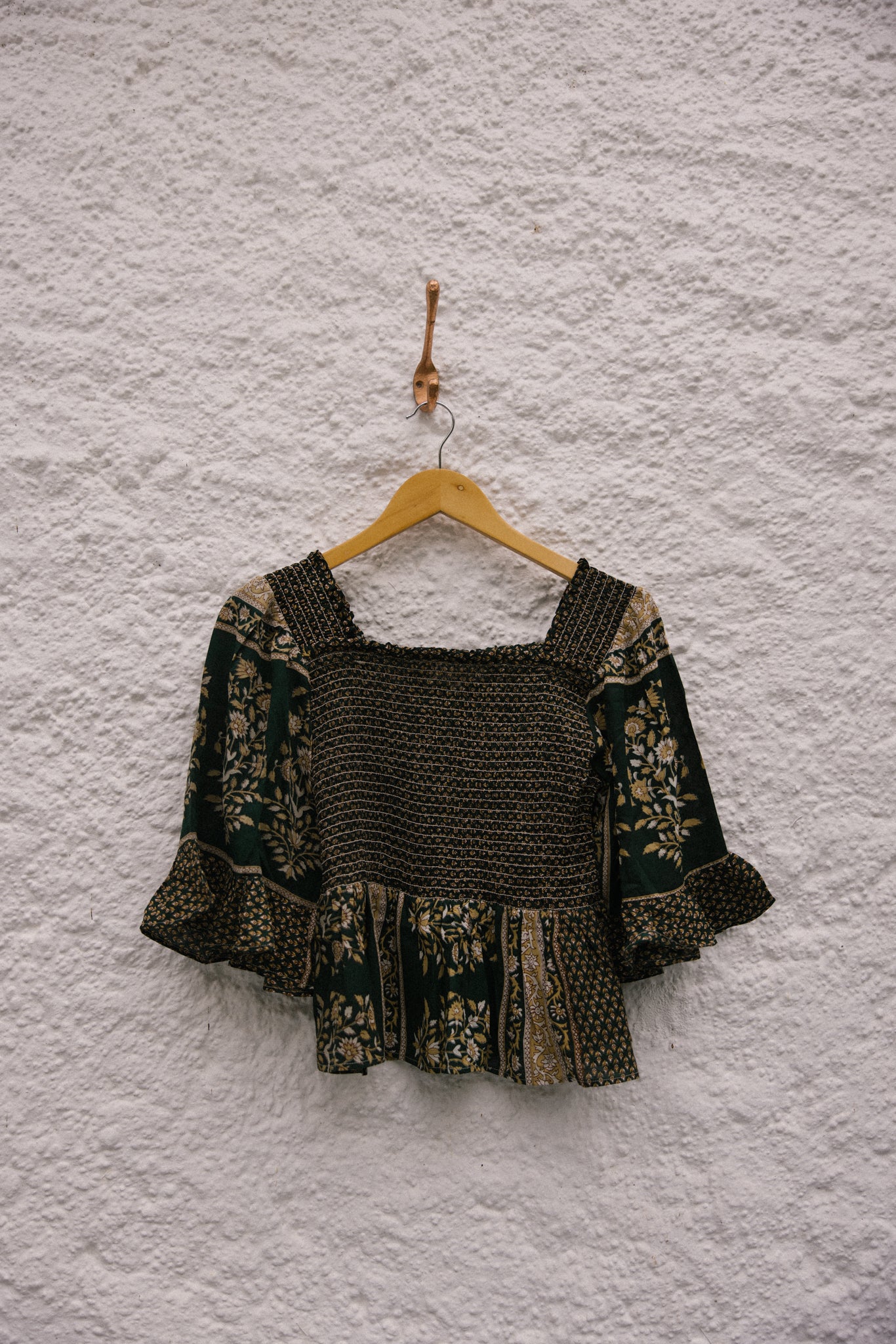 Joelyn Silk Smock Blouse -  M -  115