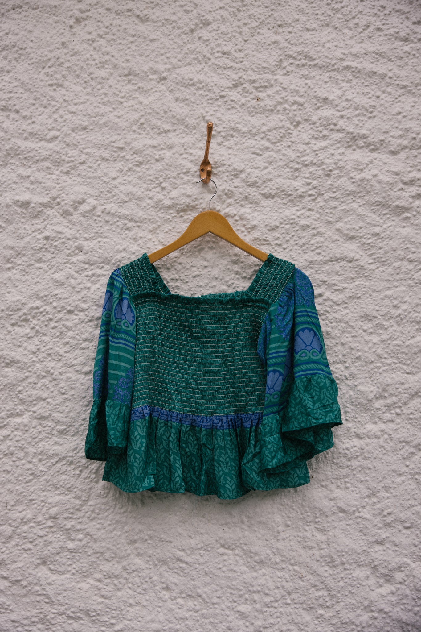 Joelyn Silk Smock Blouse -  L -  121