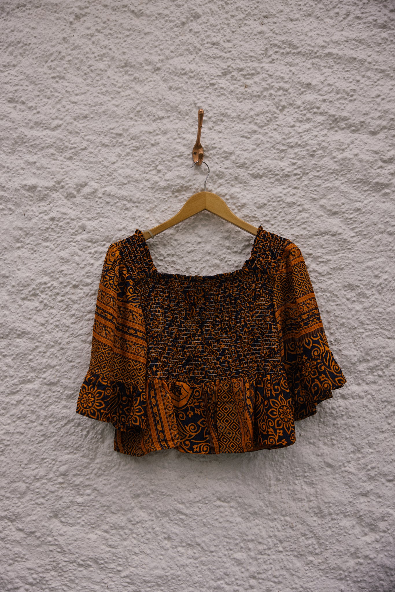 Joelyn Silk Smock Blouse -  L -  126