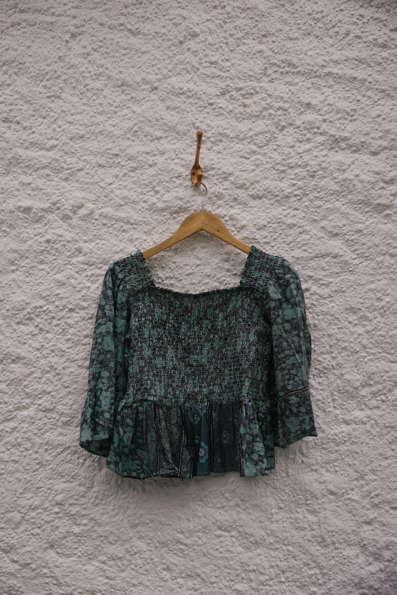 Joelyn Silk Smock Blouse -  L -  127
