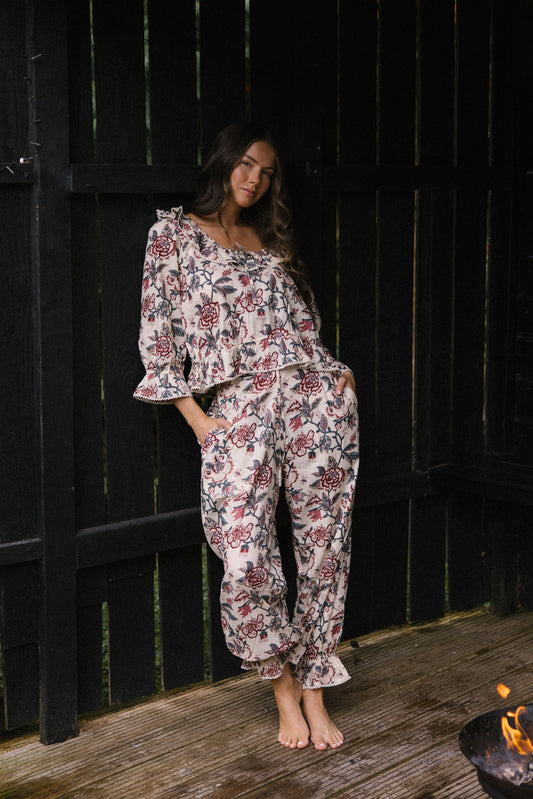 Lucy co-ord - Vintage Rose