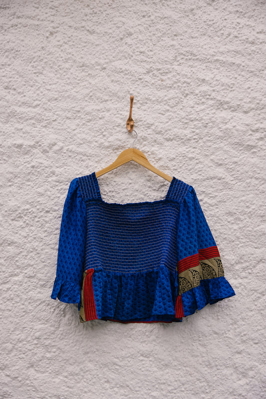 Joelyn Silk Smock Blouse -  XXL -  131