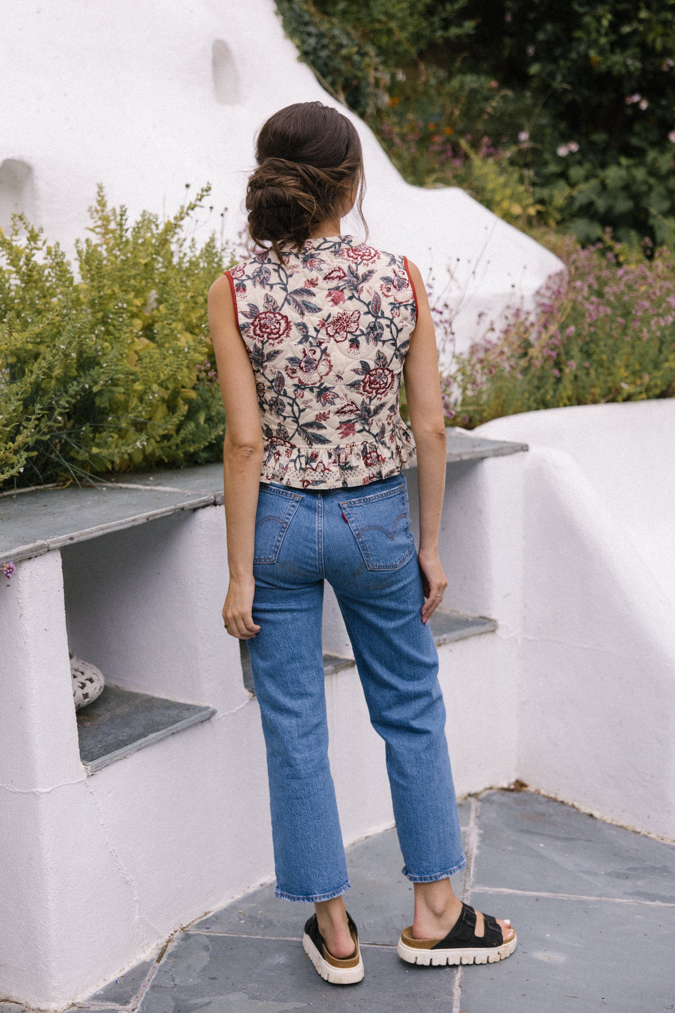 Carlota Waistcoat - Vintage Rose