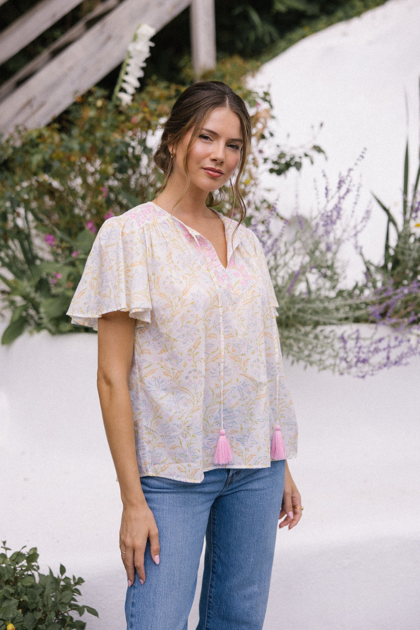 Lolita S/S Blouse - Pastel dream