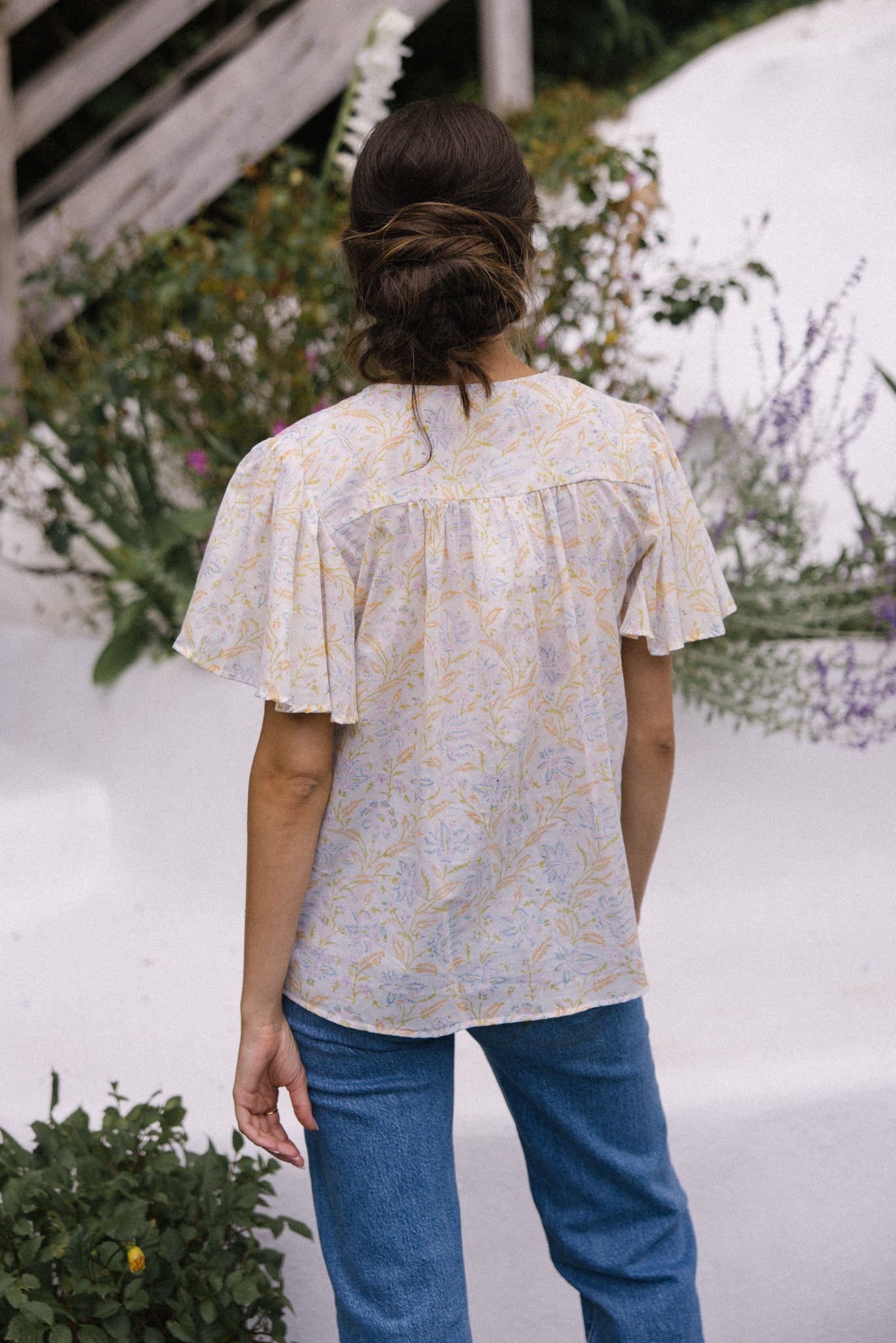 Lolita S/S Blouse - Pastel dream