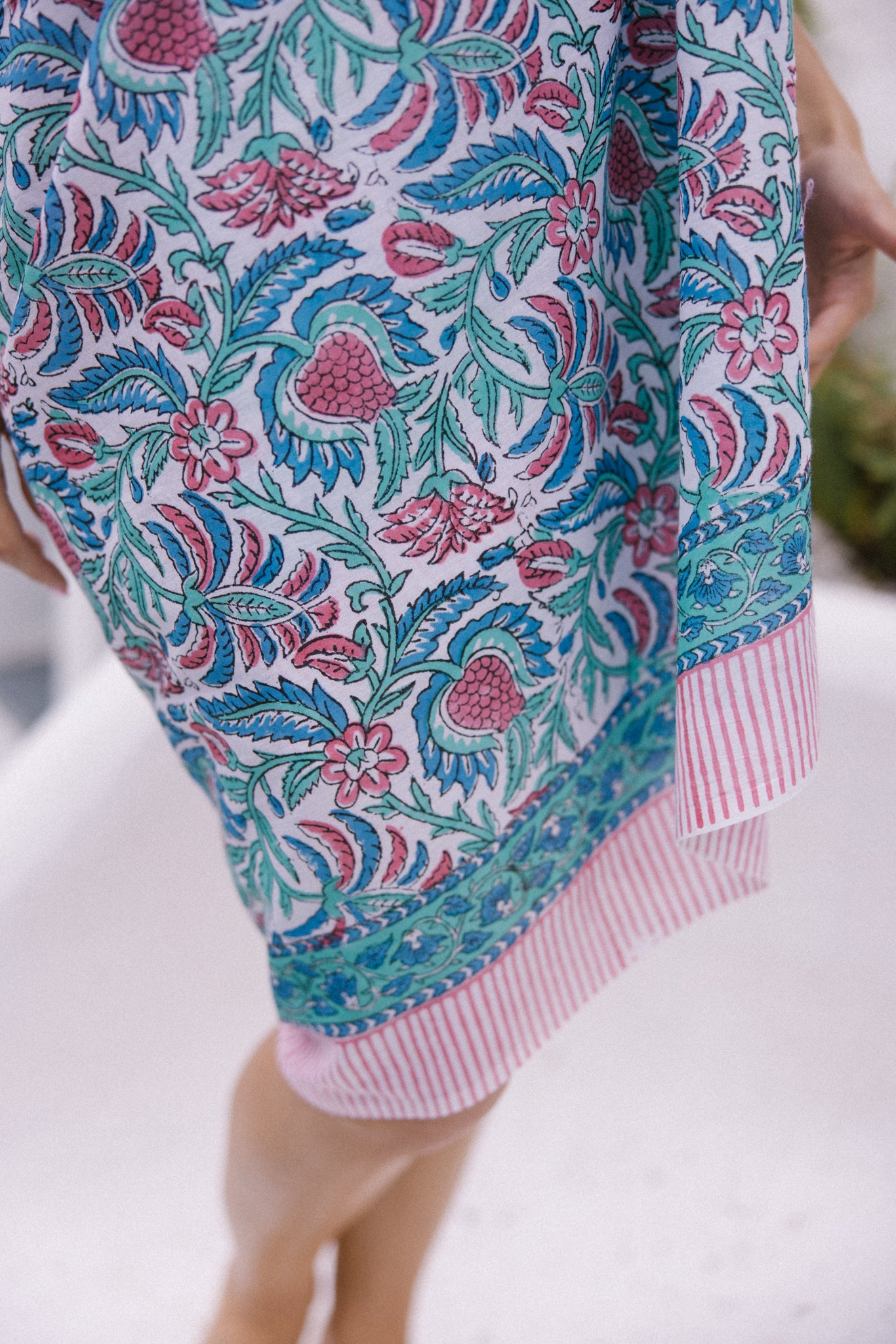 Sarong - Pink/Blue Floral