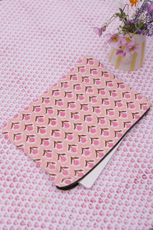 Laptop/iPad Case - Pink Thistle