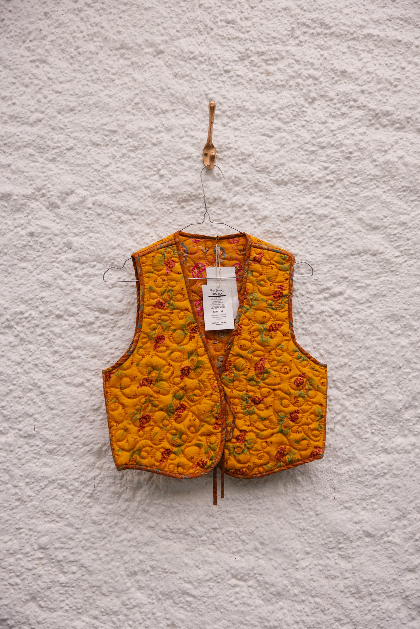 Melissa Silk Reversible Waistcoat  - 009