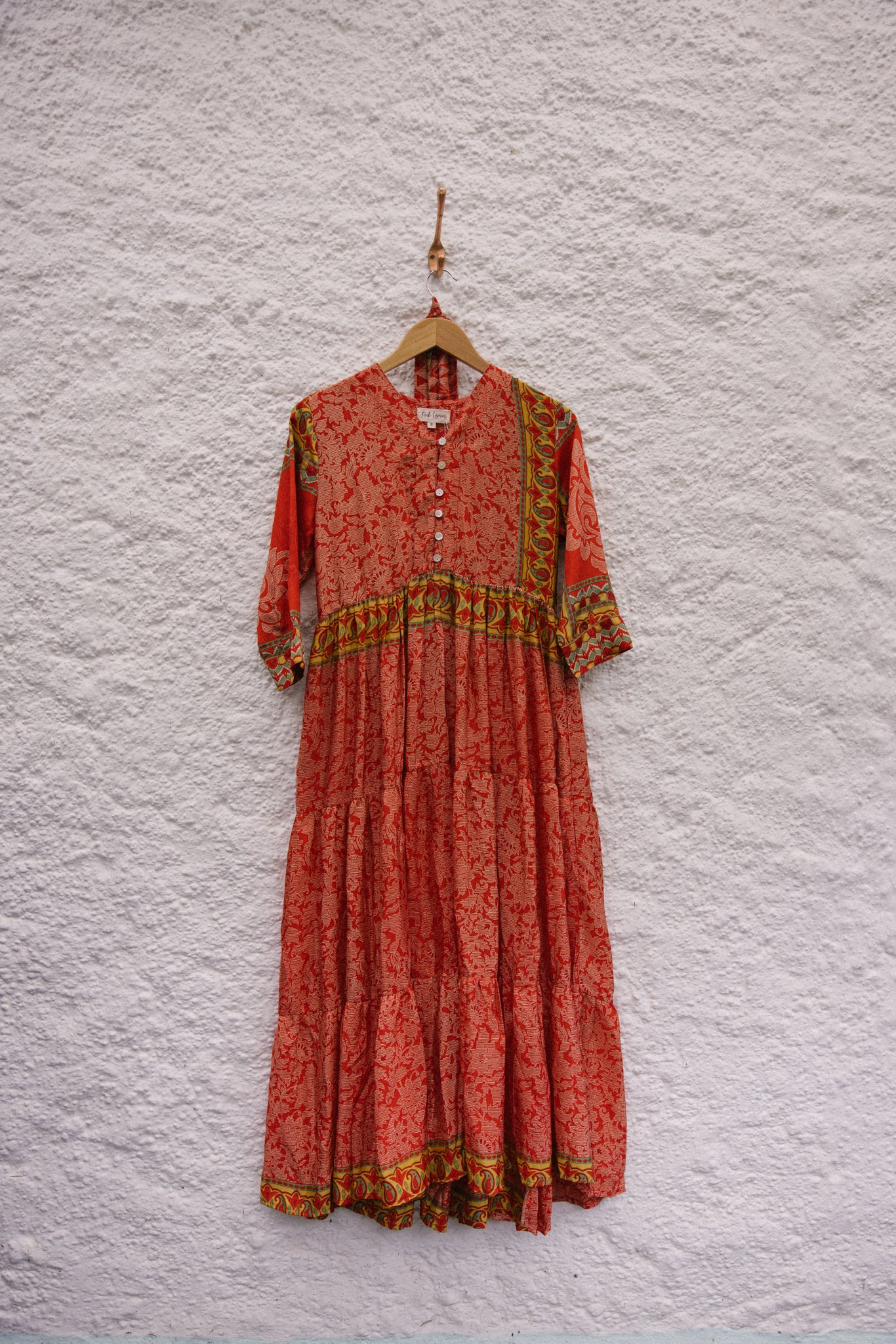 Prairie V-neck Silk Dress S - 011