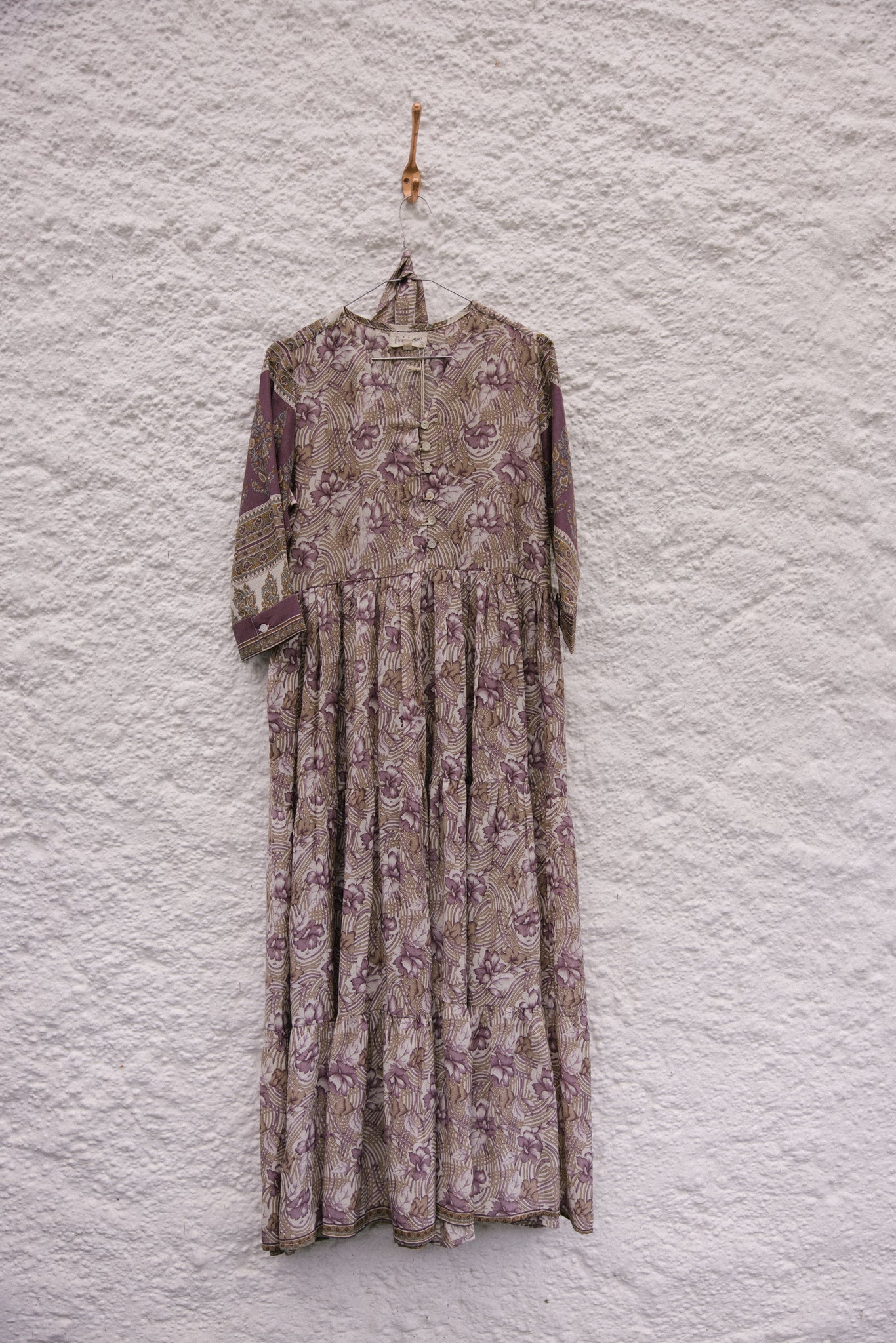Prairie V-neck Silk Dress M - 020