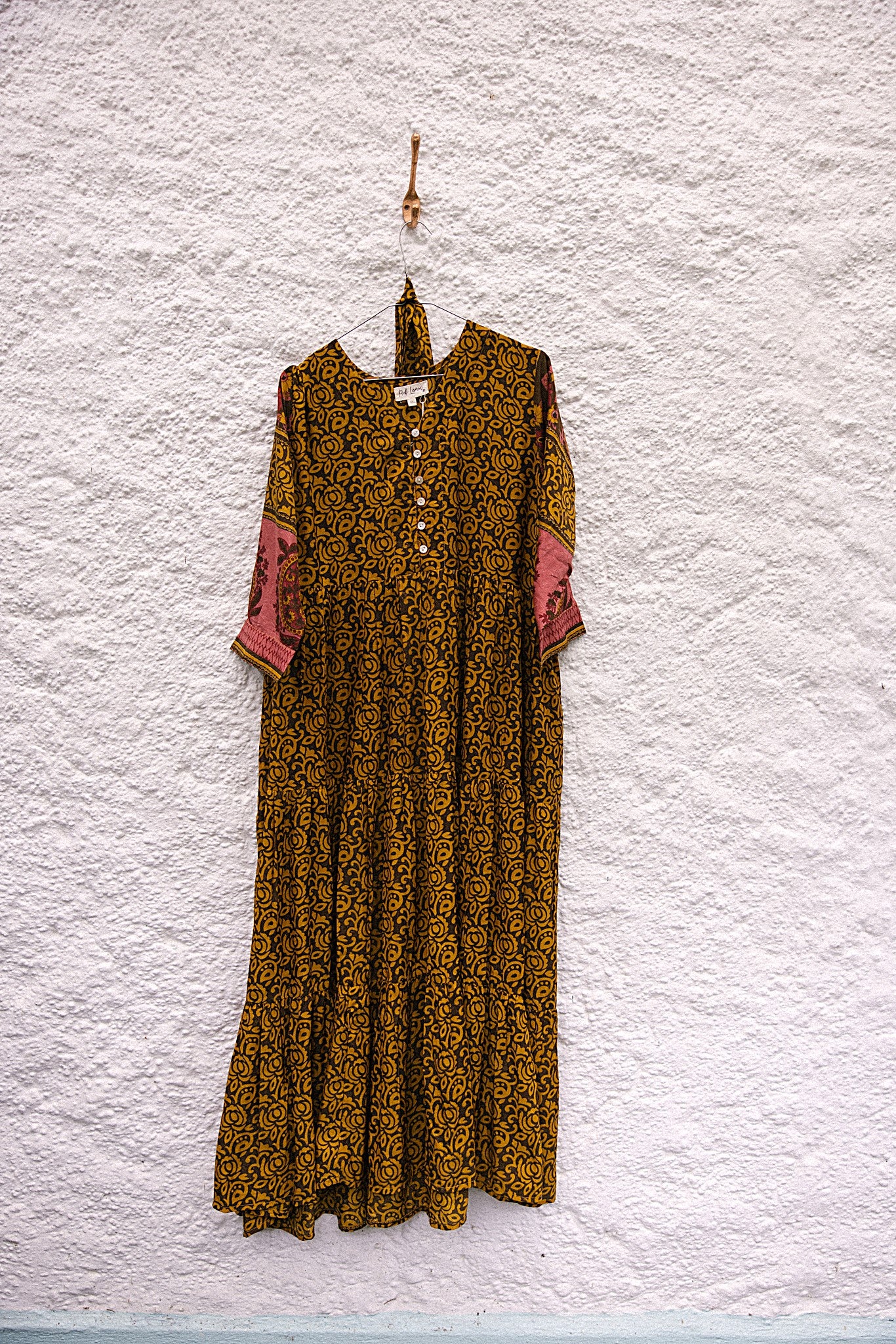 Prairie V-neck Silk Dress XXL - 015