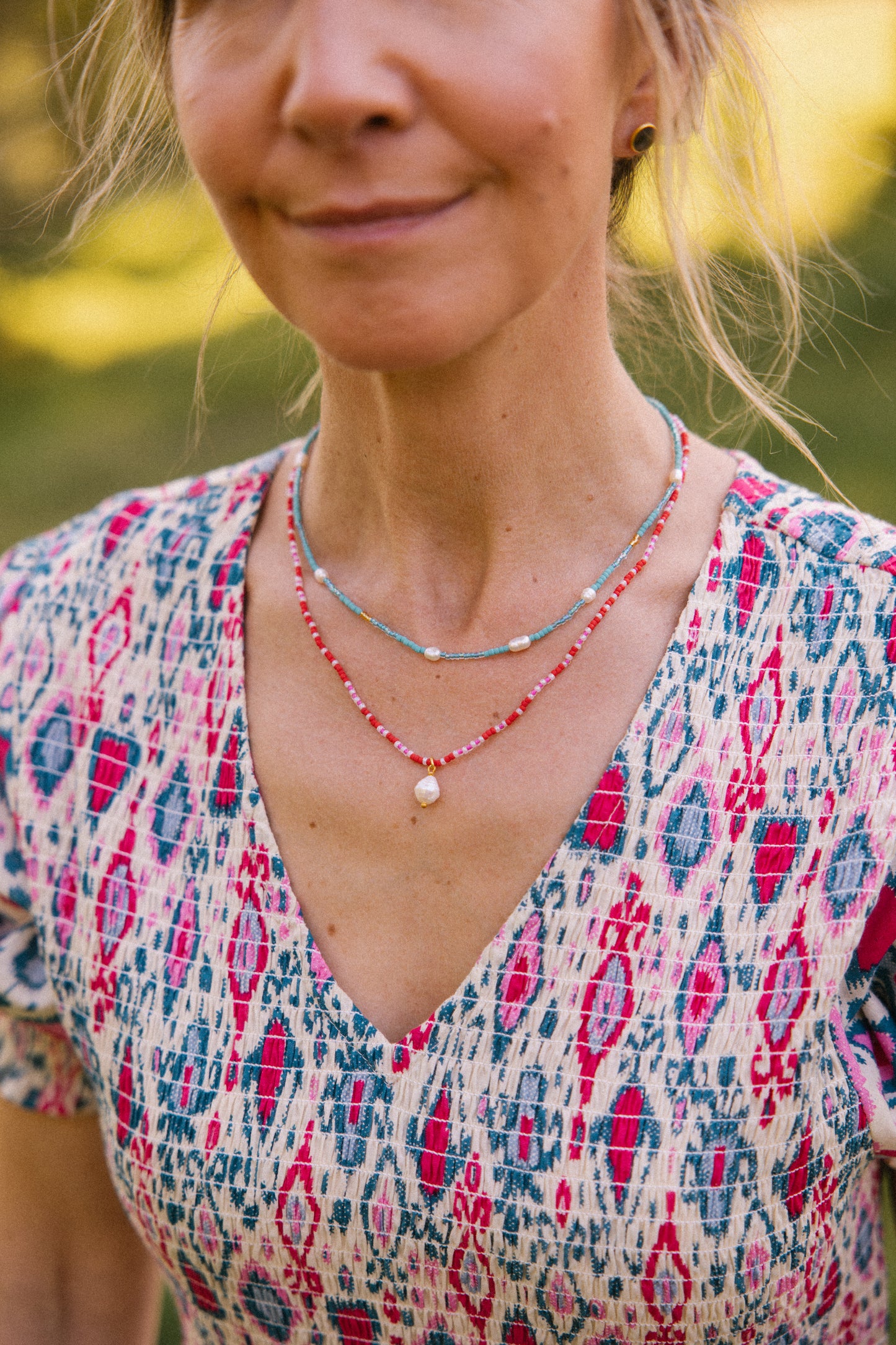 Penny Ikat Smock Dress