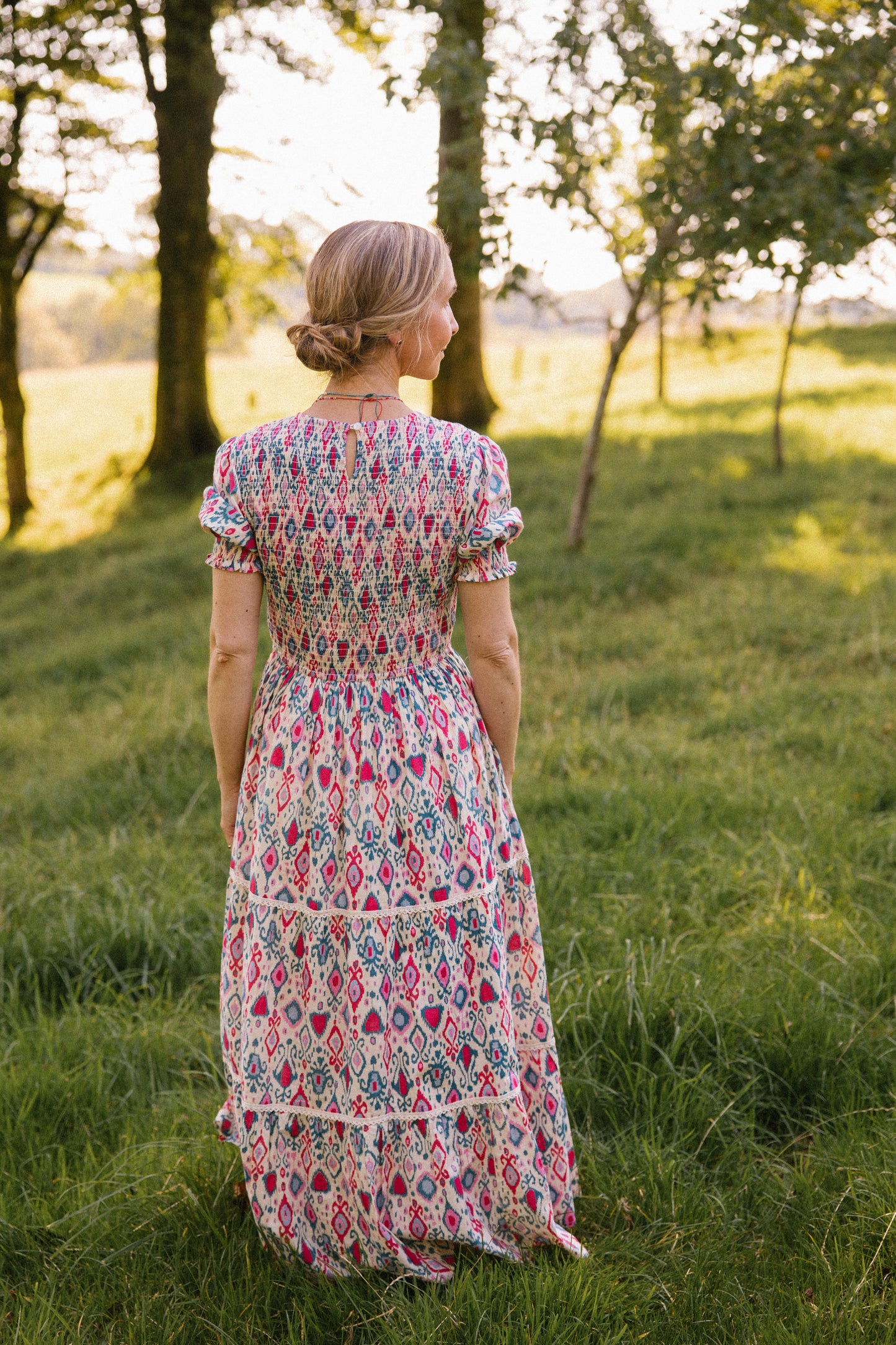 Penny Ikat Smock Dress