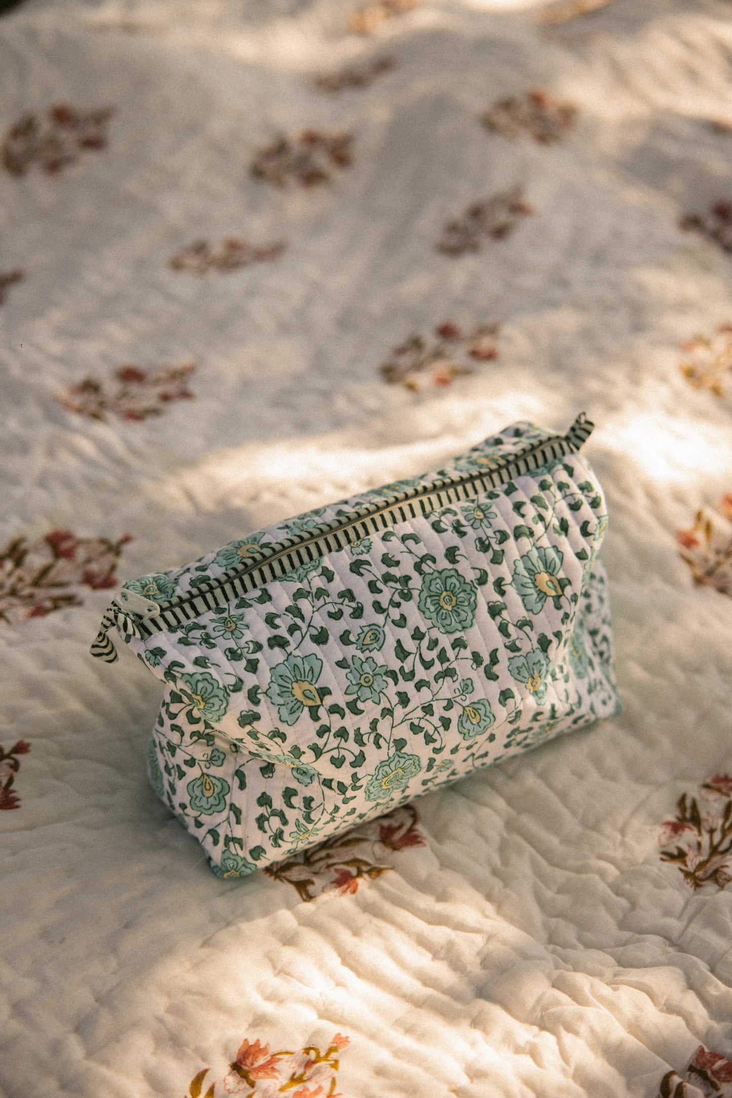 Mona Wash Bag - Petala Green