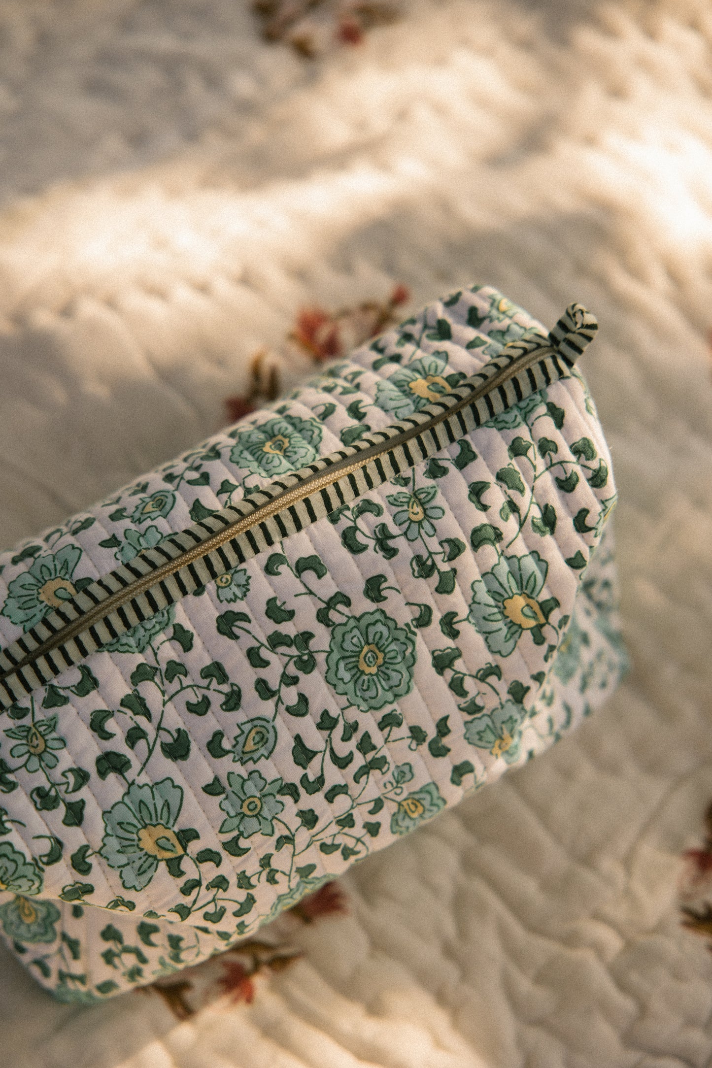 Mona Wash Bag - Petala Green