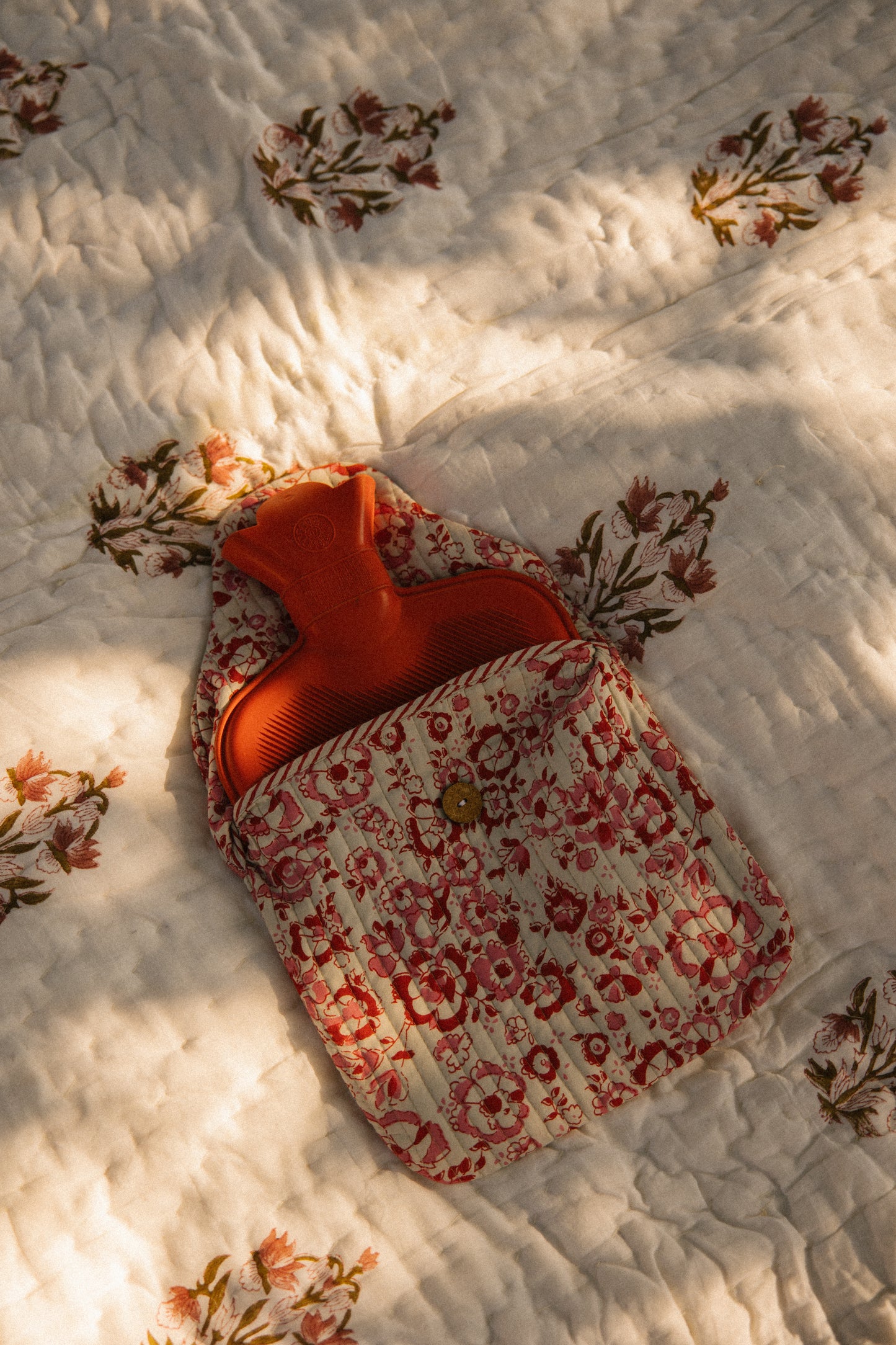 Hot Water Bottle Cover - Cherry Blossom