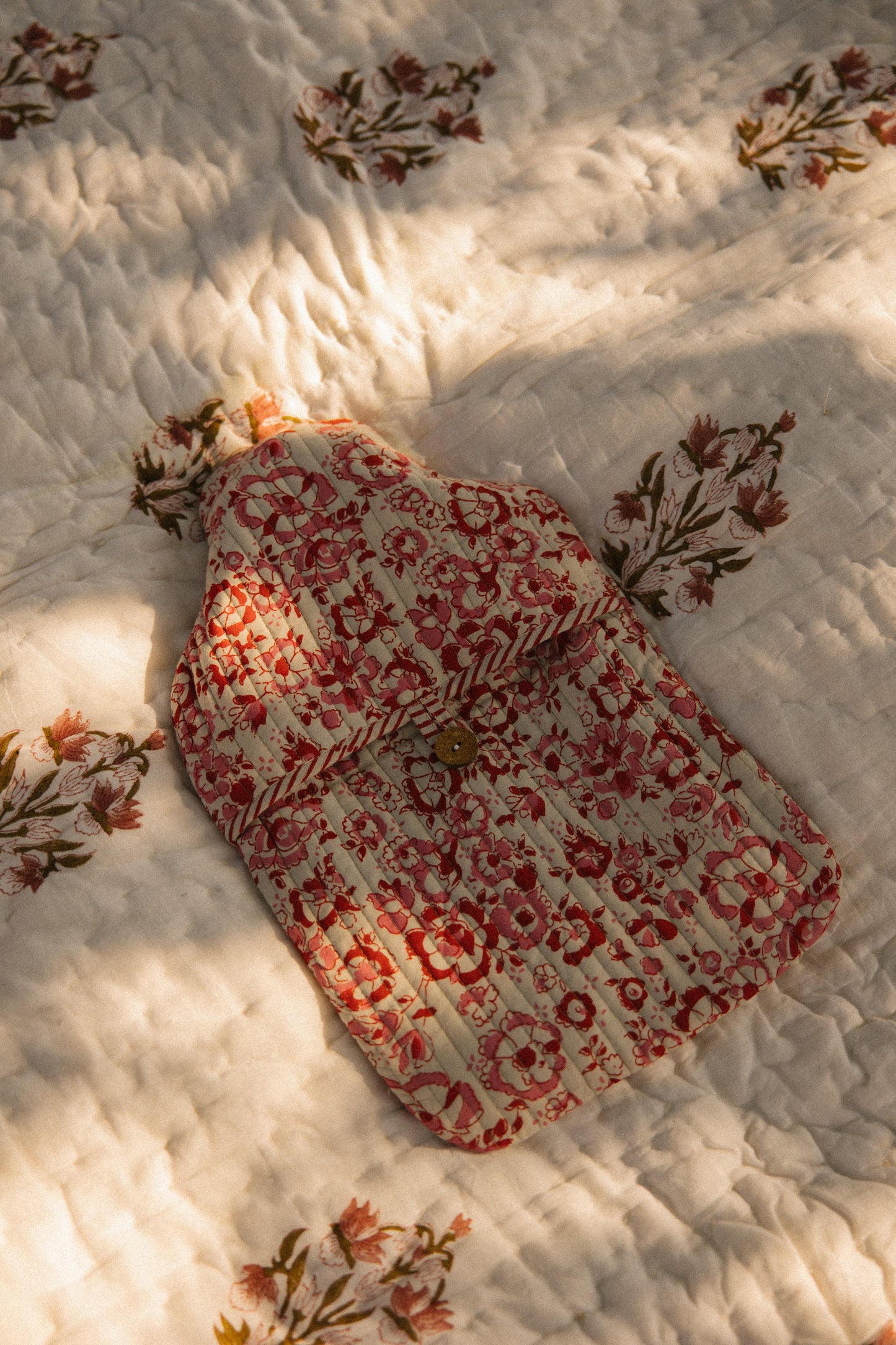 Hot Water Bottle Cover - Cherry Blossom