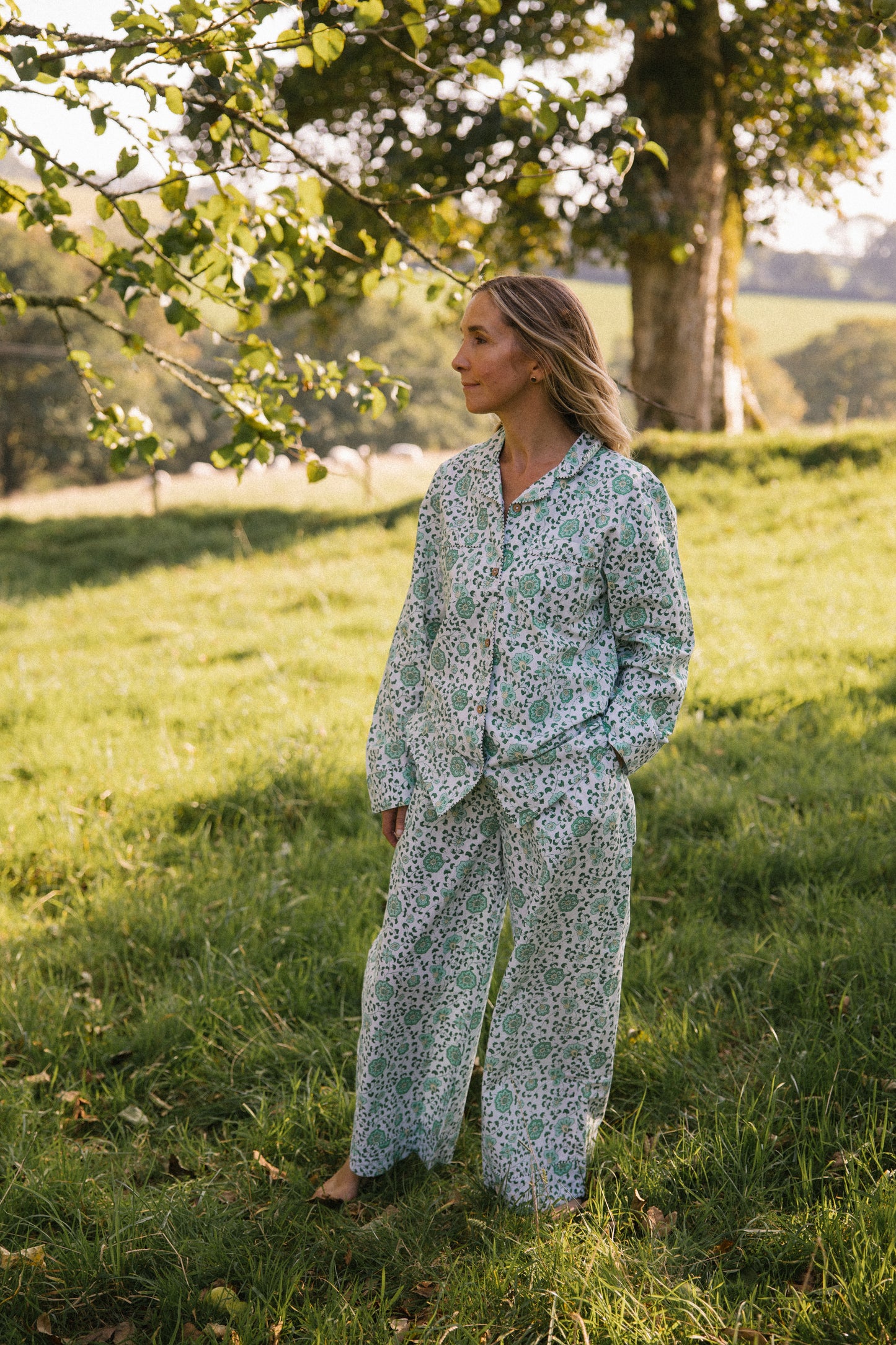 Pyjama Set - Petala Green