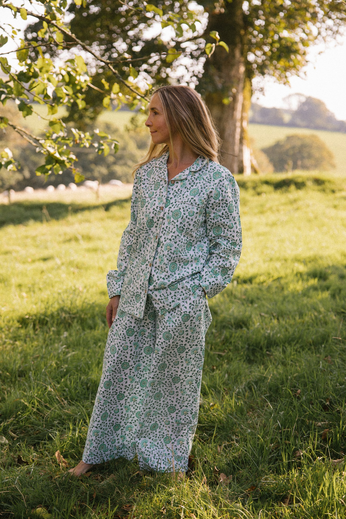 Pyjama Set - Petala Green