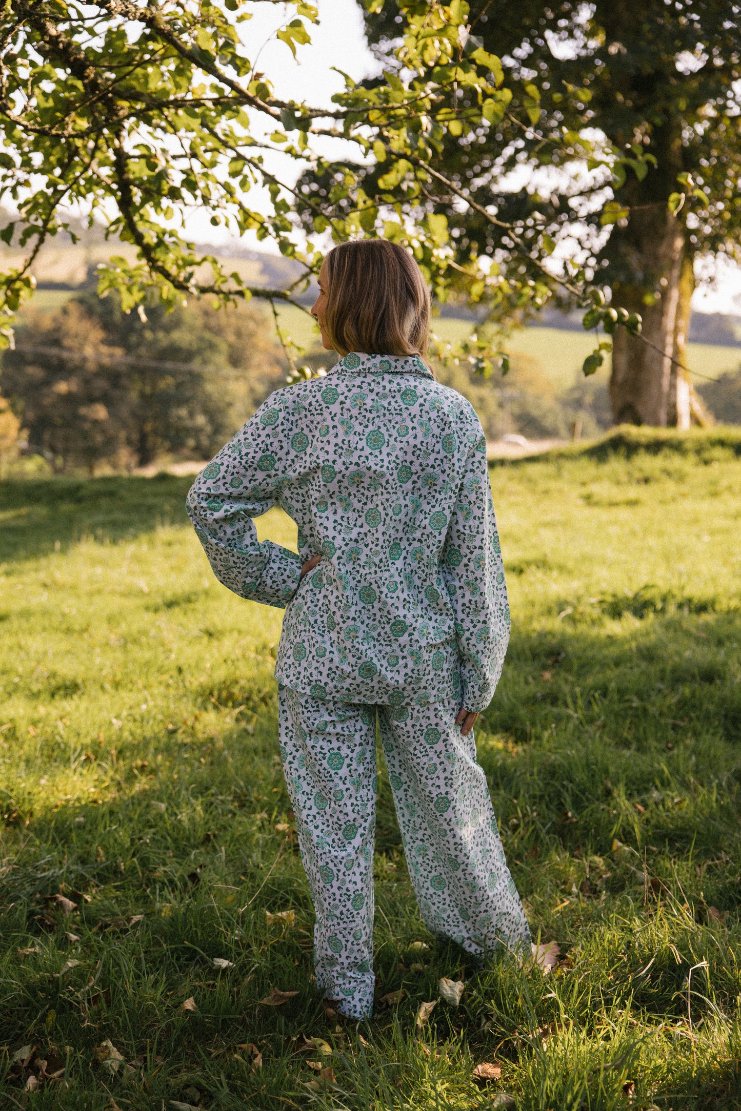 Pyjama Set - Petala Green