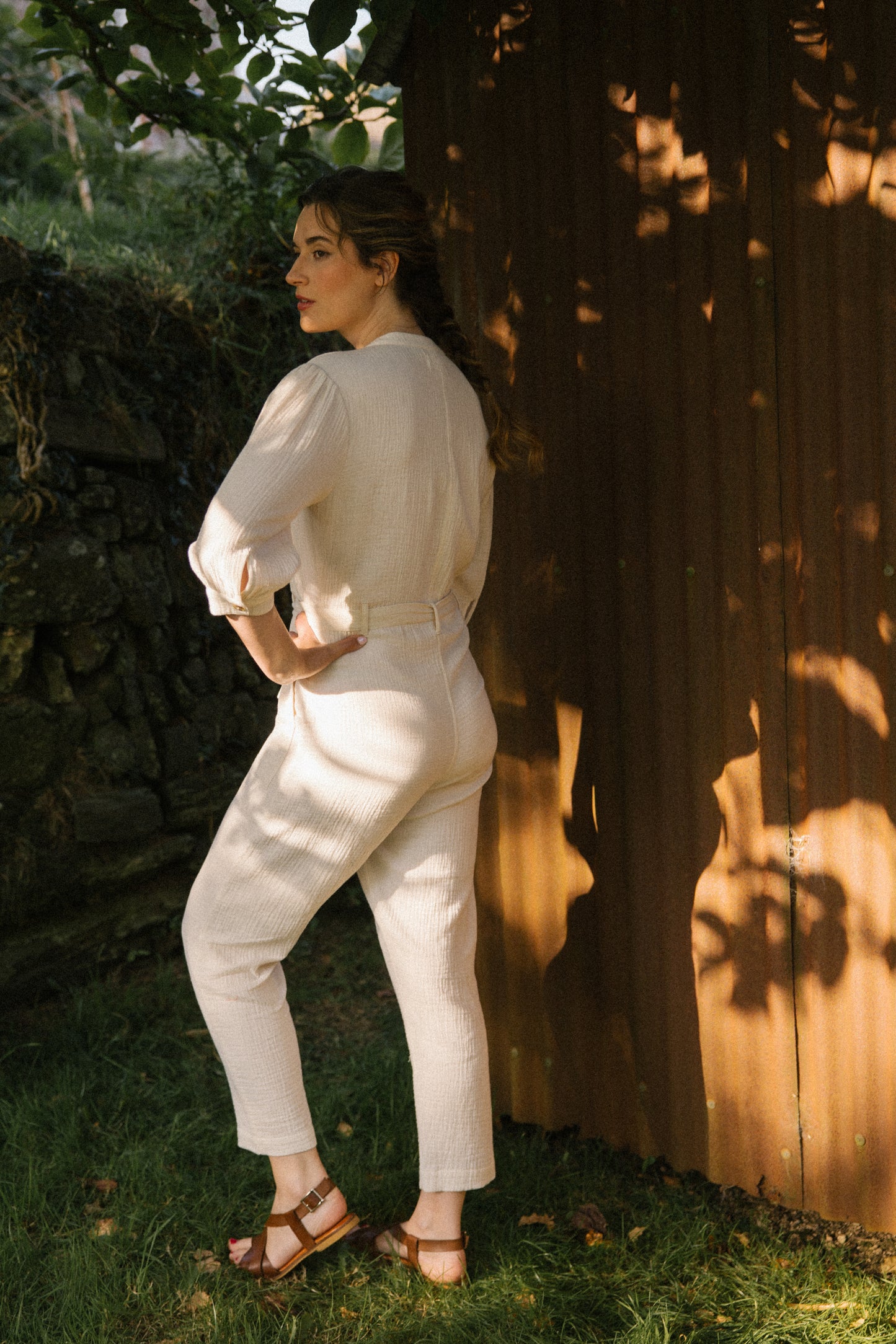 Rosie Jumpsuit -Natural (AVAILABLE FOR PREORDER )